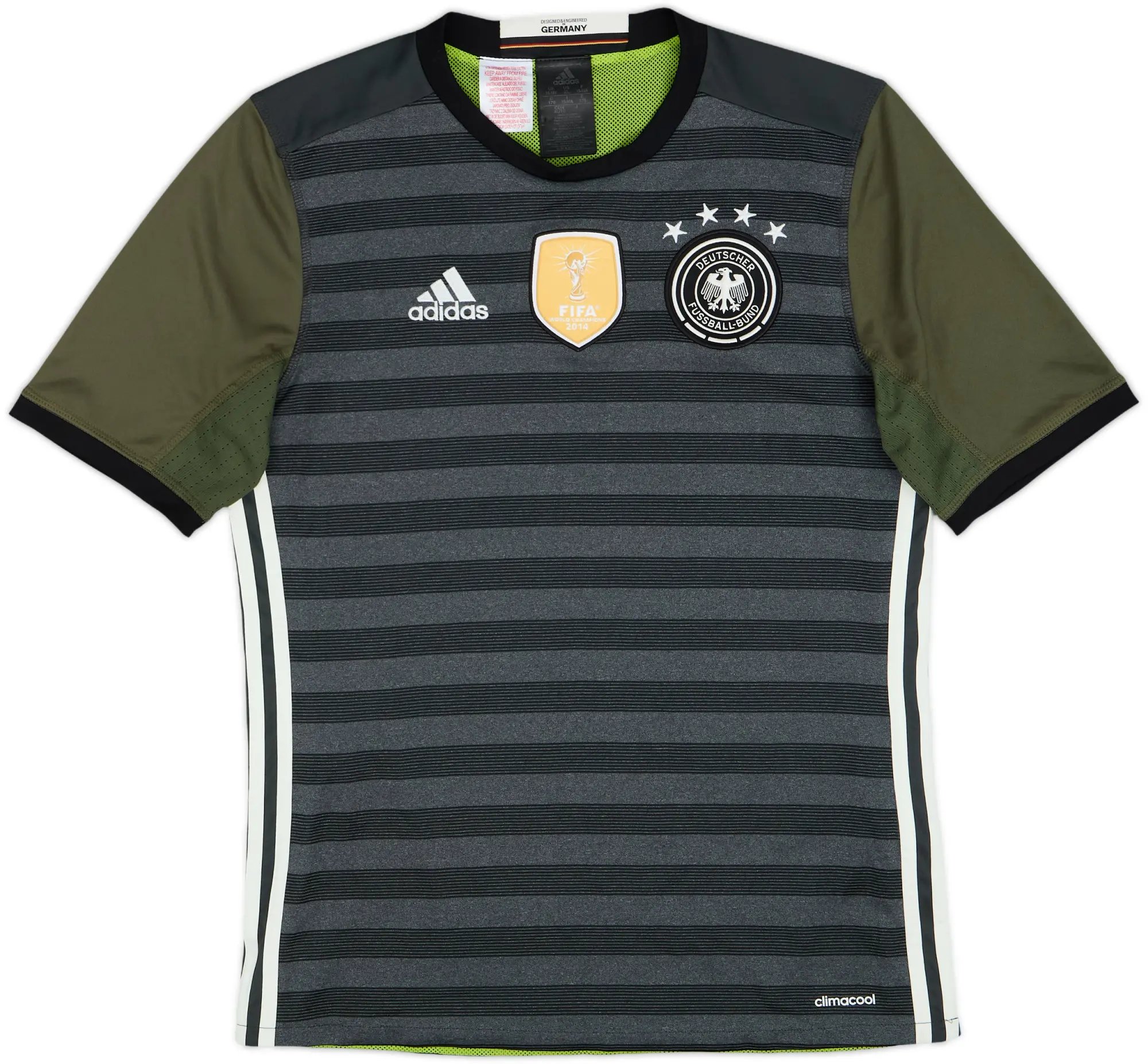 adidas Germany Boys SS Away Shirt 2015