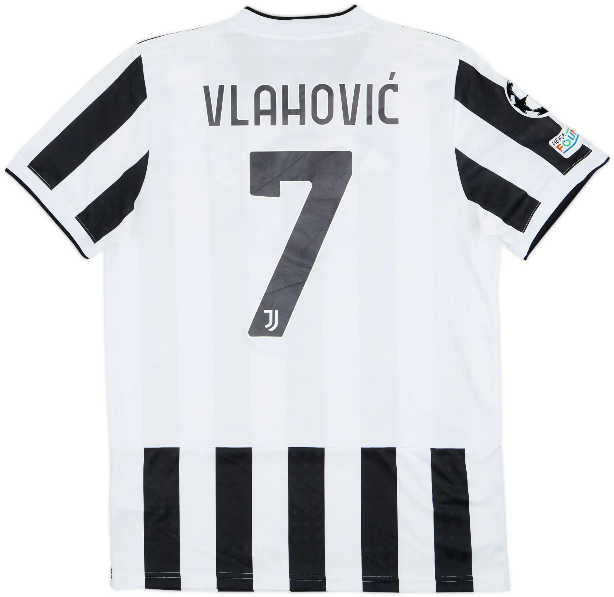 2021-22 Juventus Home Shirt Vlahovic #7 - 7/10 - (M)
