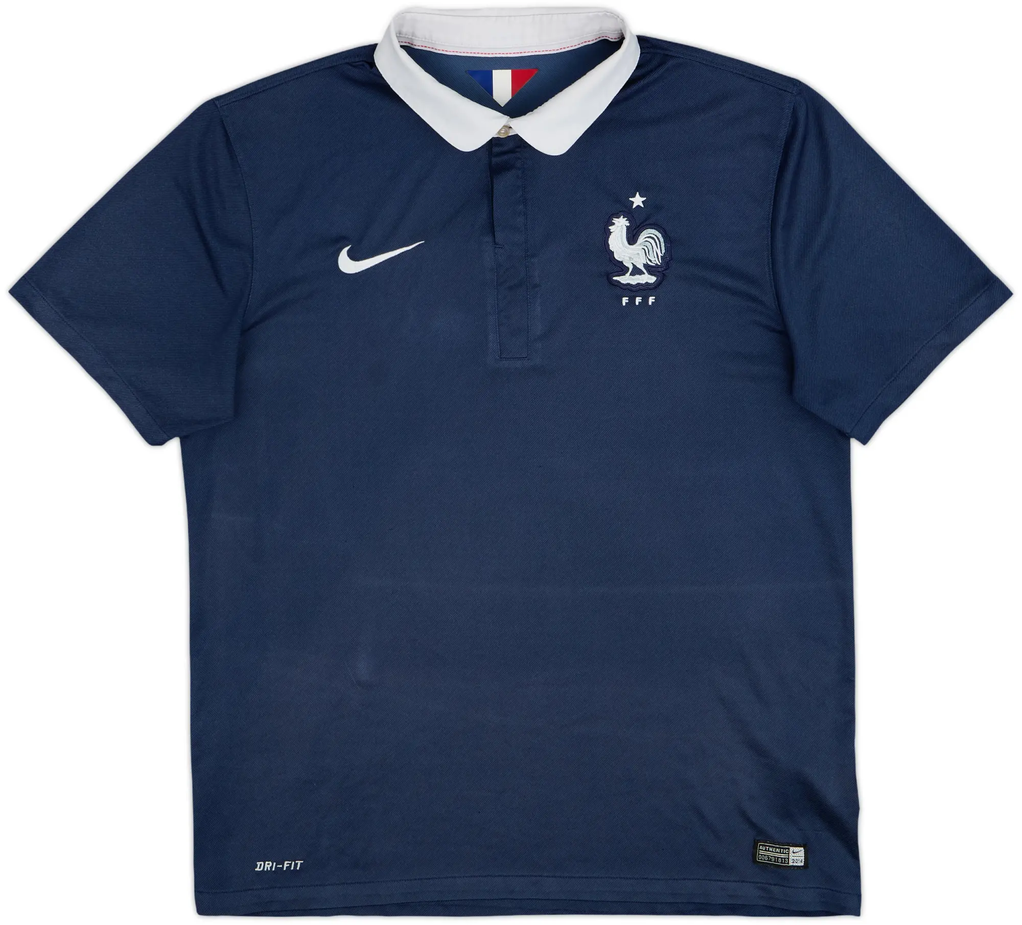 Nike France Mens SS Home Shirt 2014
