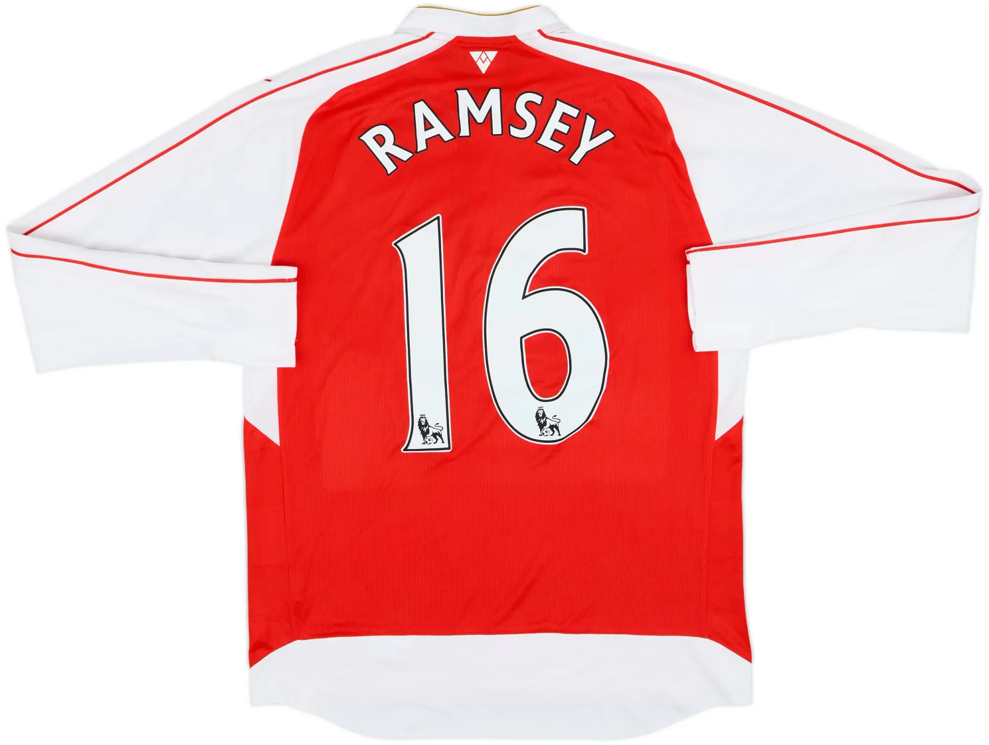 2015-16 Arsenal Home L/S Shirt Ramsey #16 - 8/10 - (L)