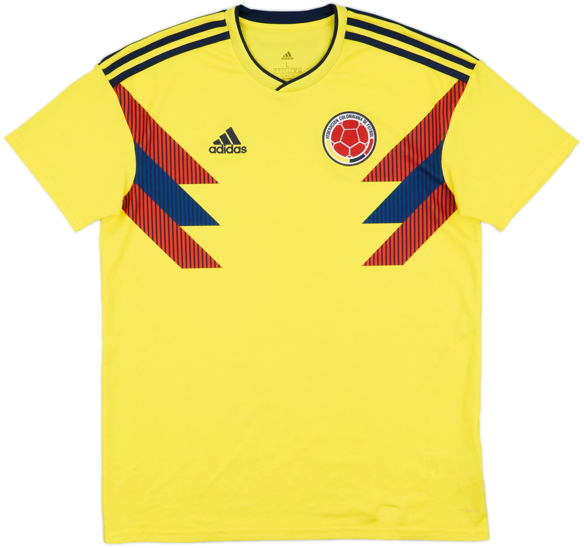 adidas Colombia Mens SS Home Shirt 2018