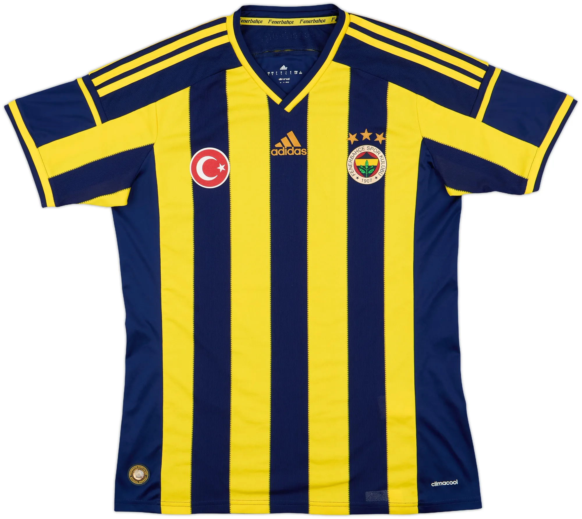 adidas Fenerbahce Mens SS Home Shirt 2014/15