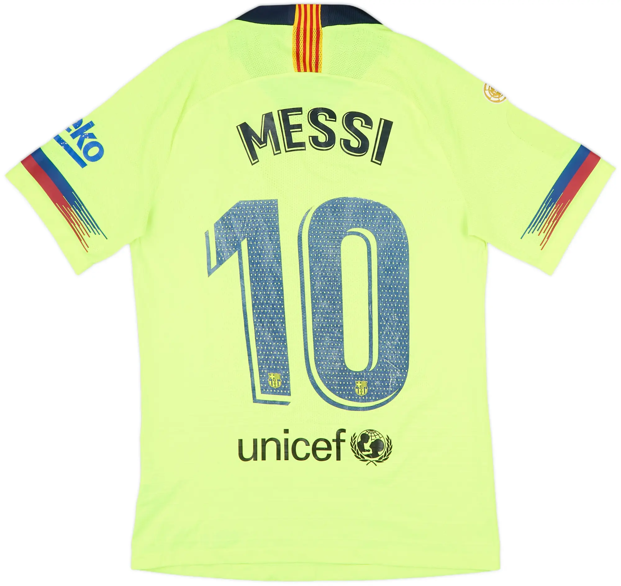 Nike Barcelona Mens SS Player Issue Away Shirt 2018/19