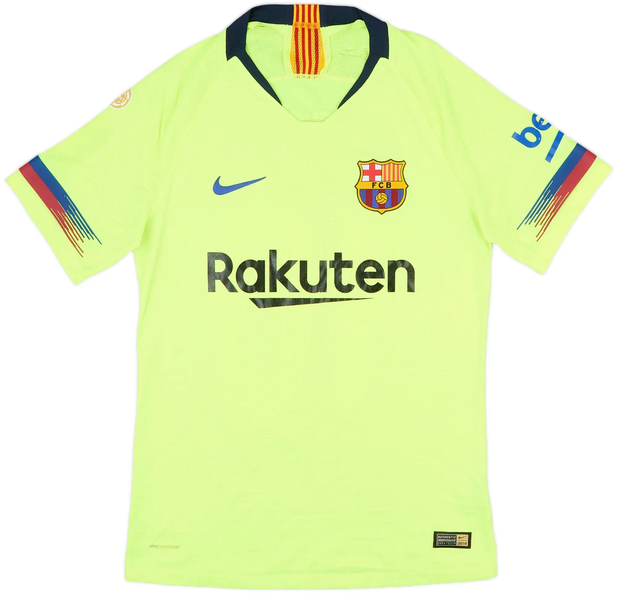Nike Barcelona Mens SS Player Issue Away Shirt 2018/19