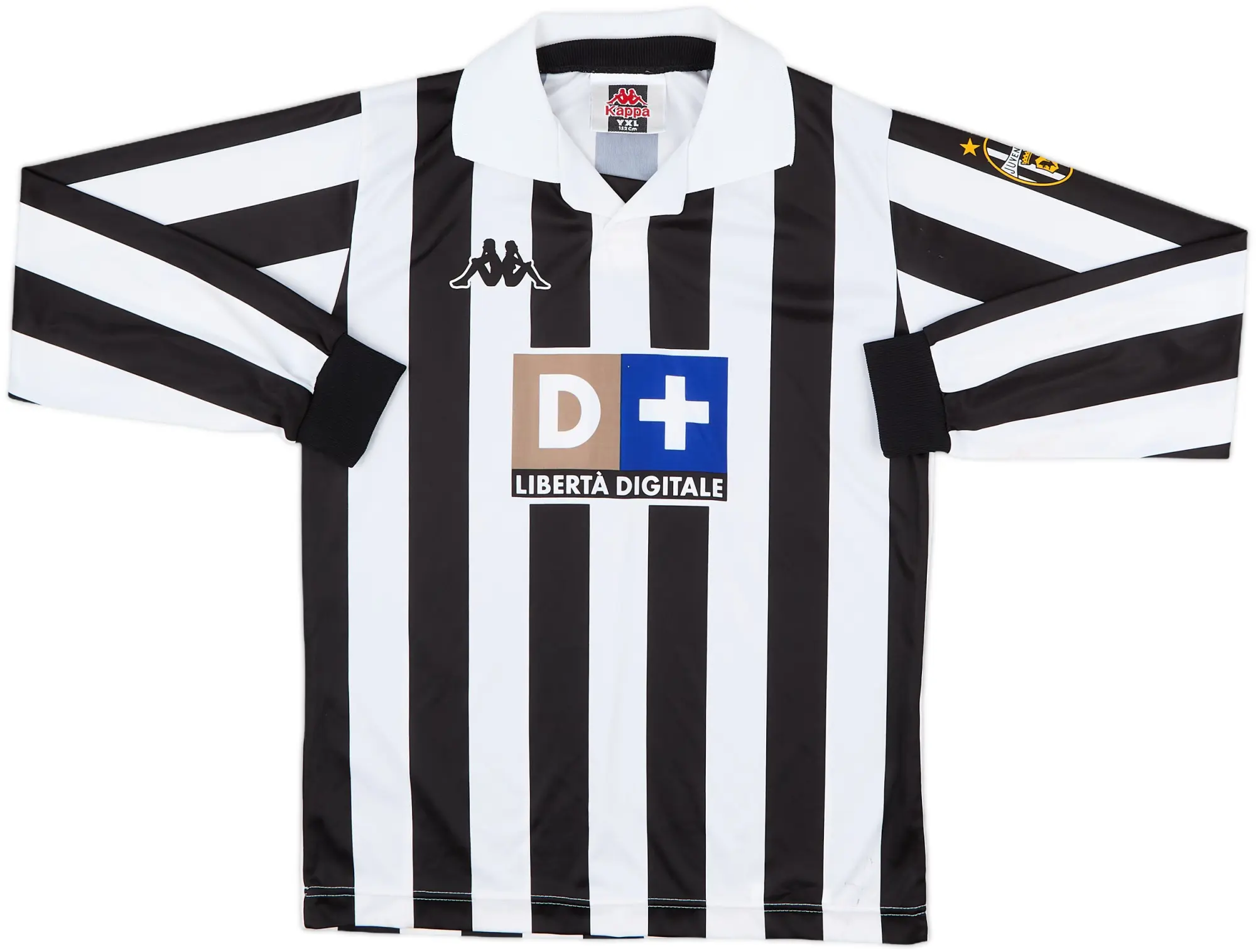 1998-99 Juventus Basic Home L/S Shirt - 5/10 - (XL.Boys)