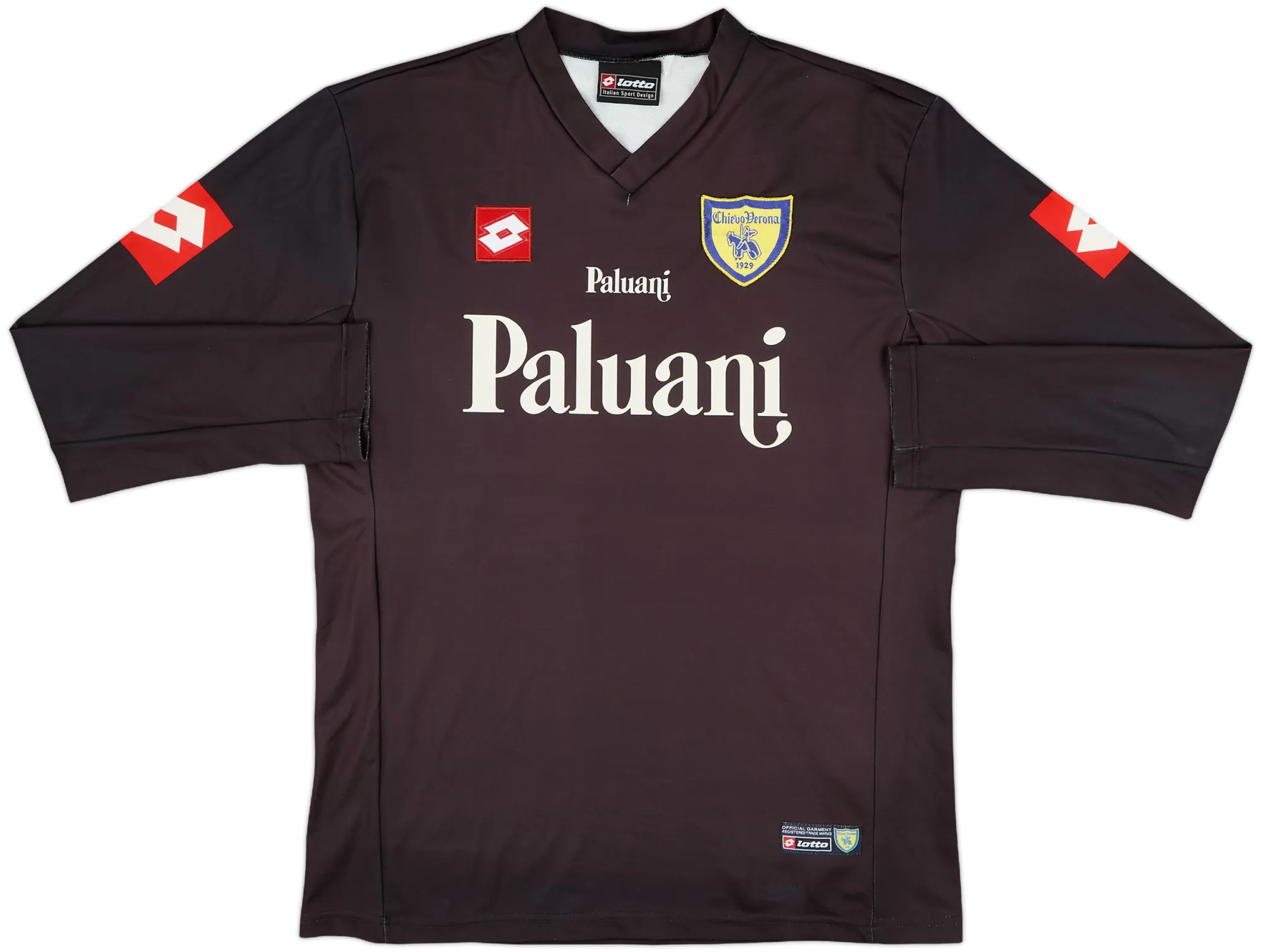 Lotto Chievo Mens LS Goalkeeper Home Shirt 2003/04