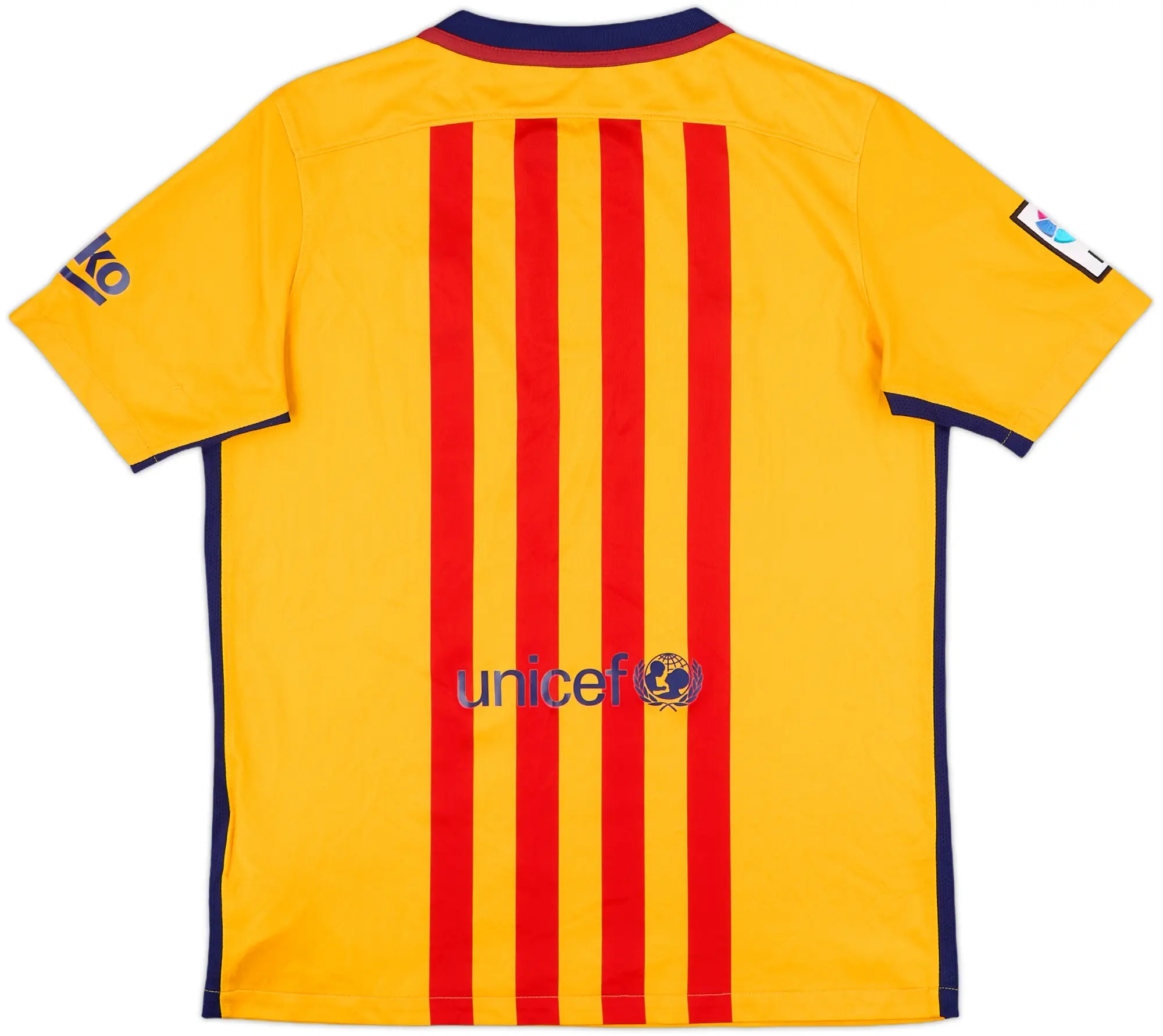 Nike Barcelona Boys SS Away Shirt 2015/16