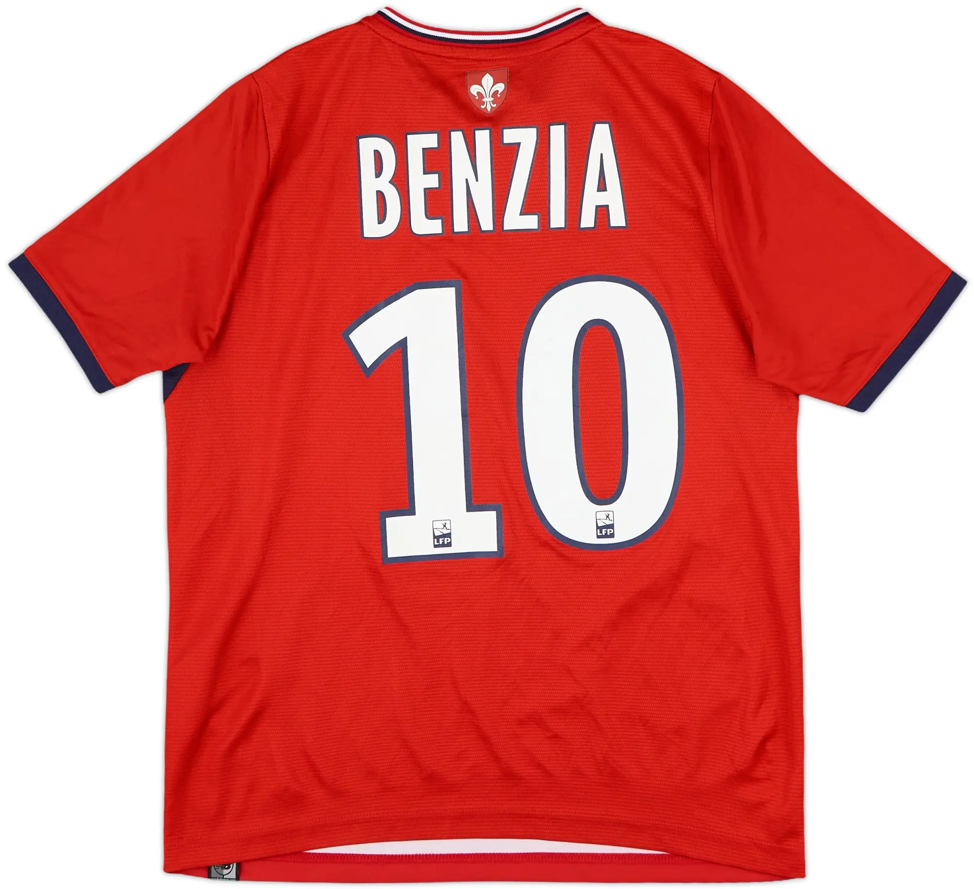 2017-18 Lille Home Shirt Benzia #10 - 9/10 - (L.Boys)