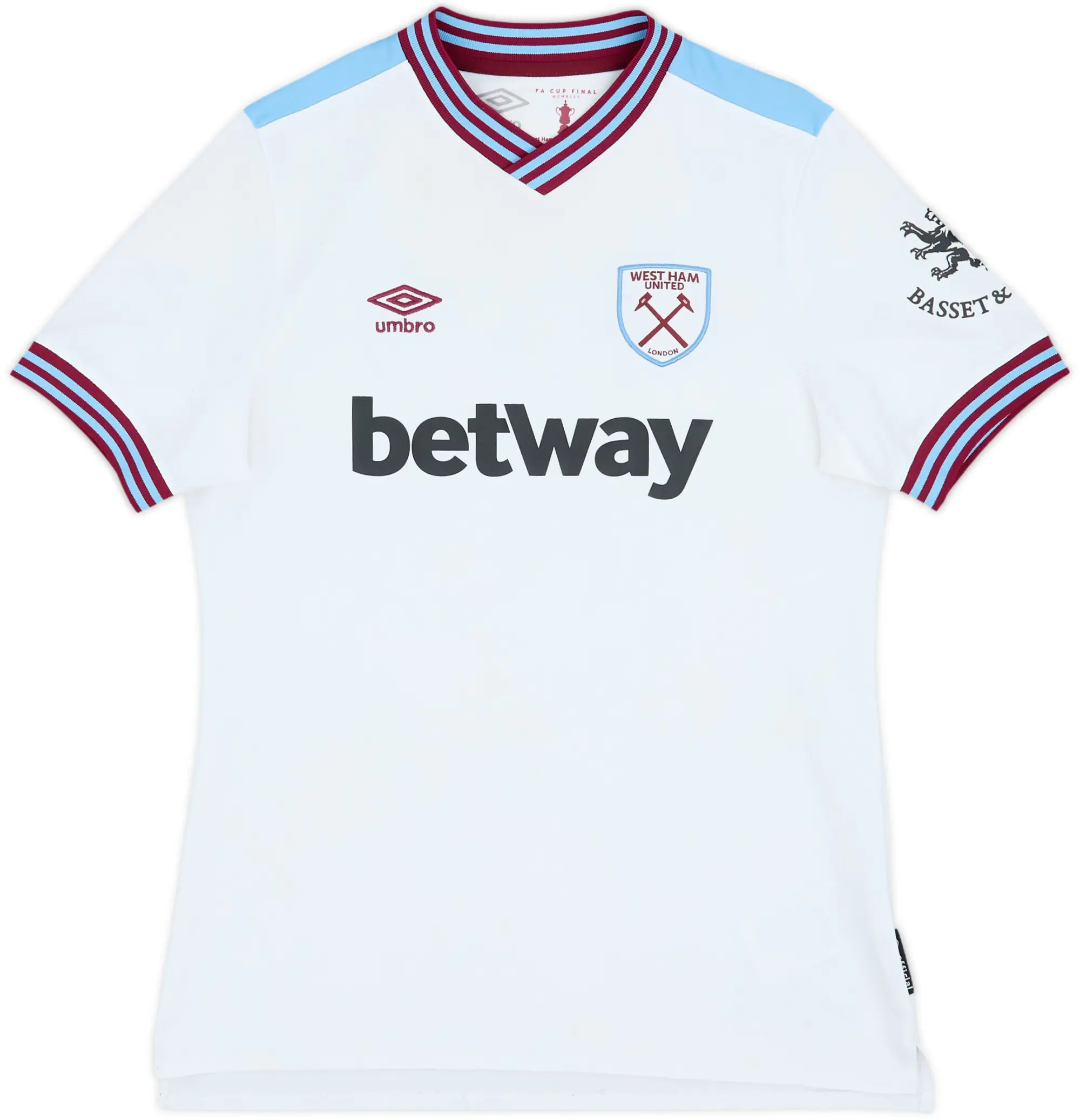 2023-24 West Ham Away Shirt - 7/10 - (Women's M)