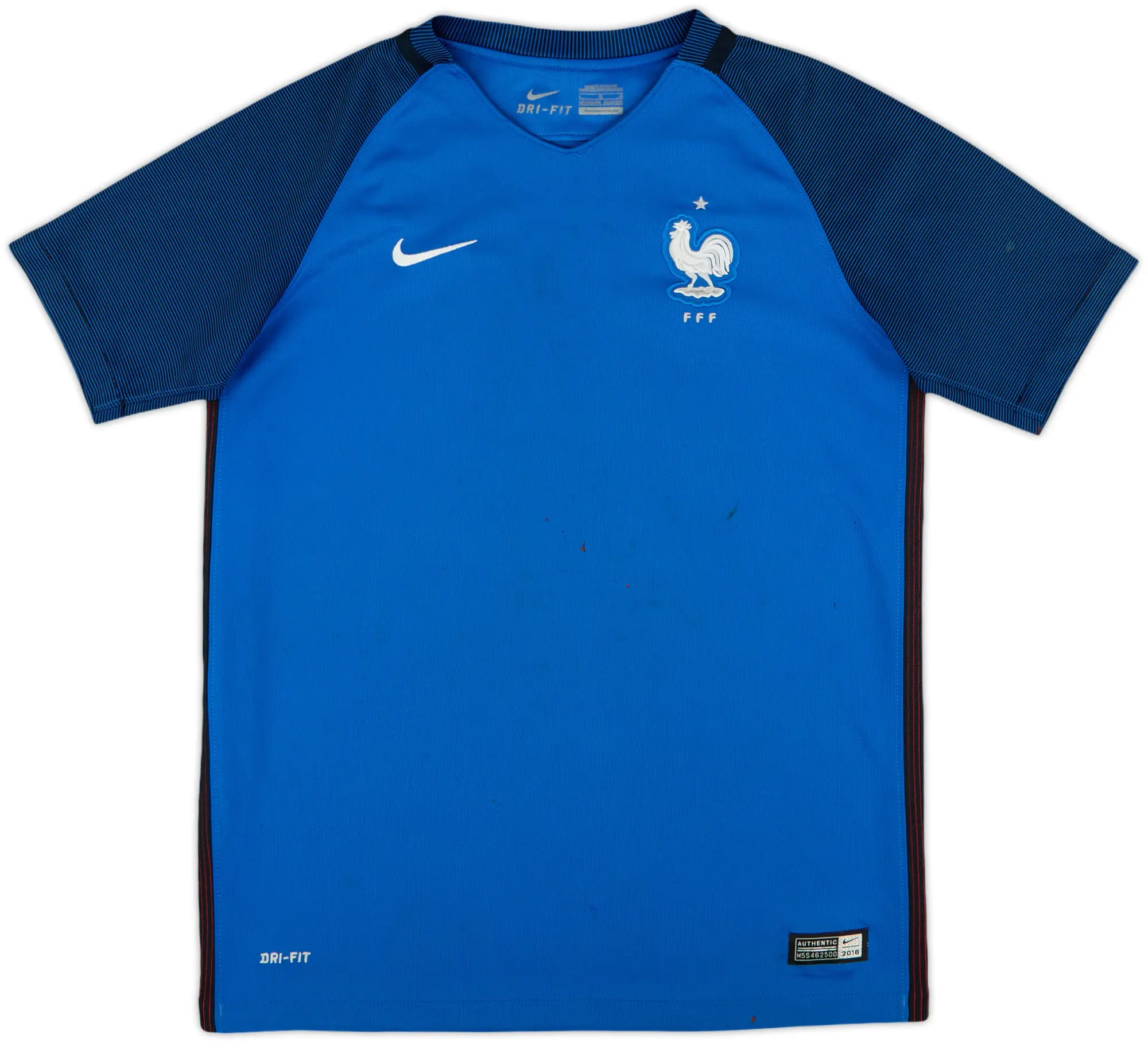 Nike France Boys SS Home Shirt 2016