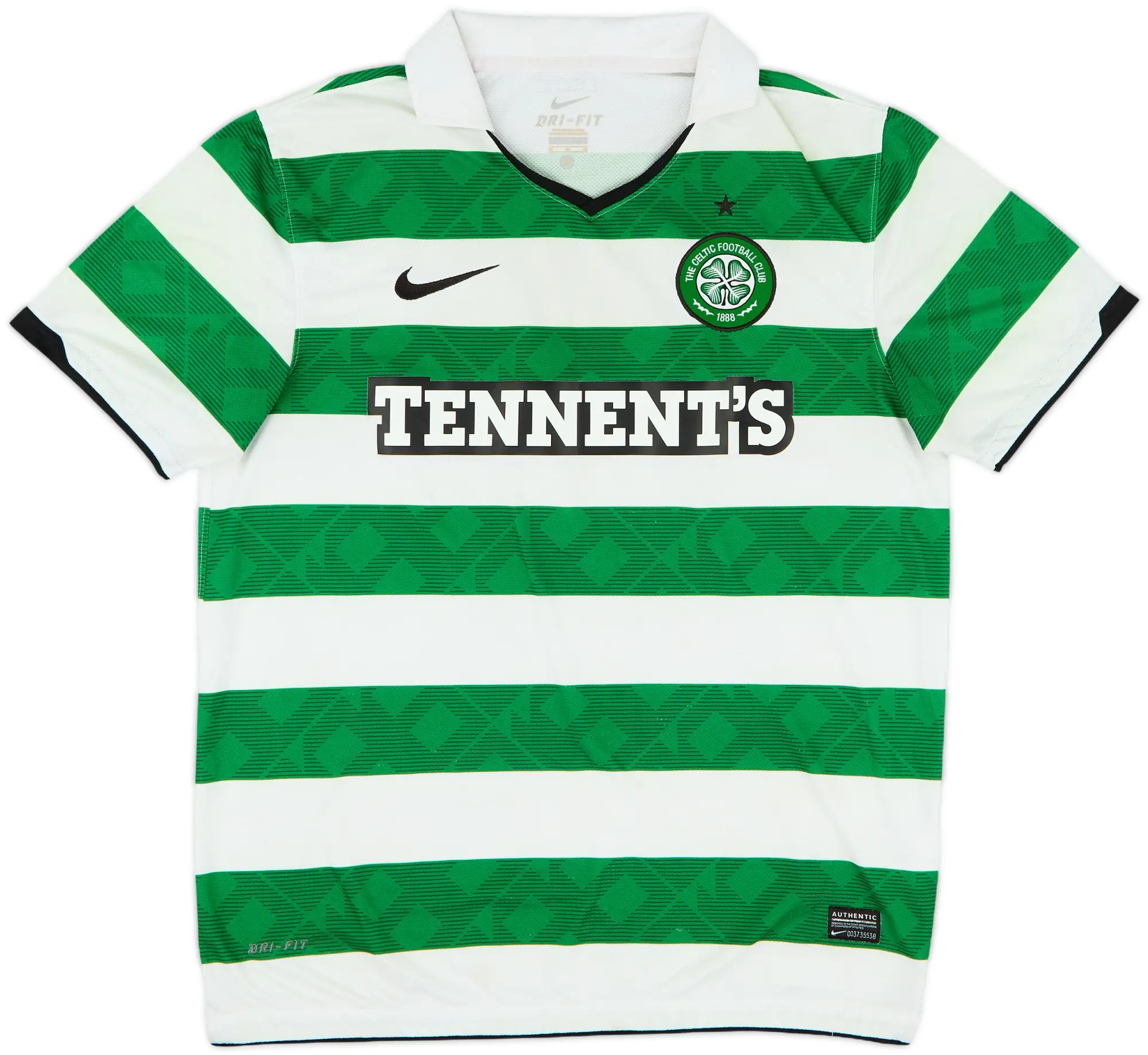 Nike Celtic Mens SS Home Shirt 2010/12