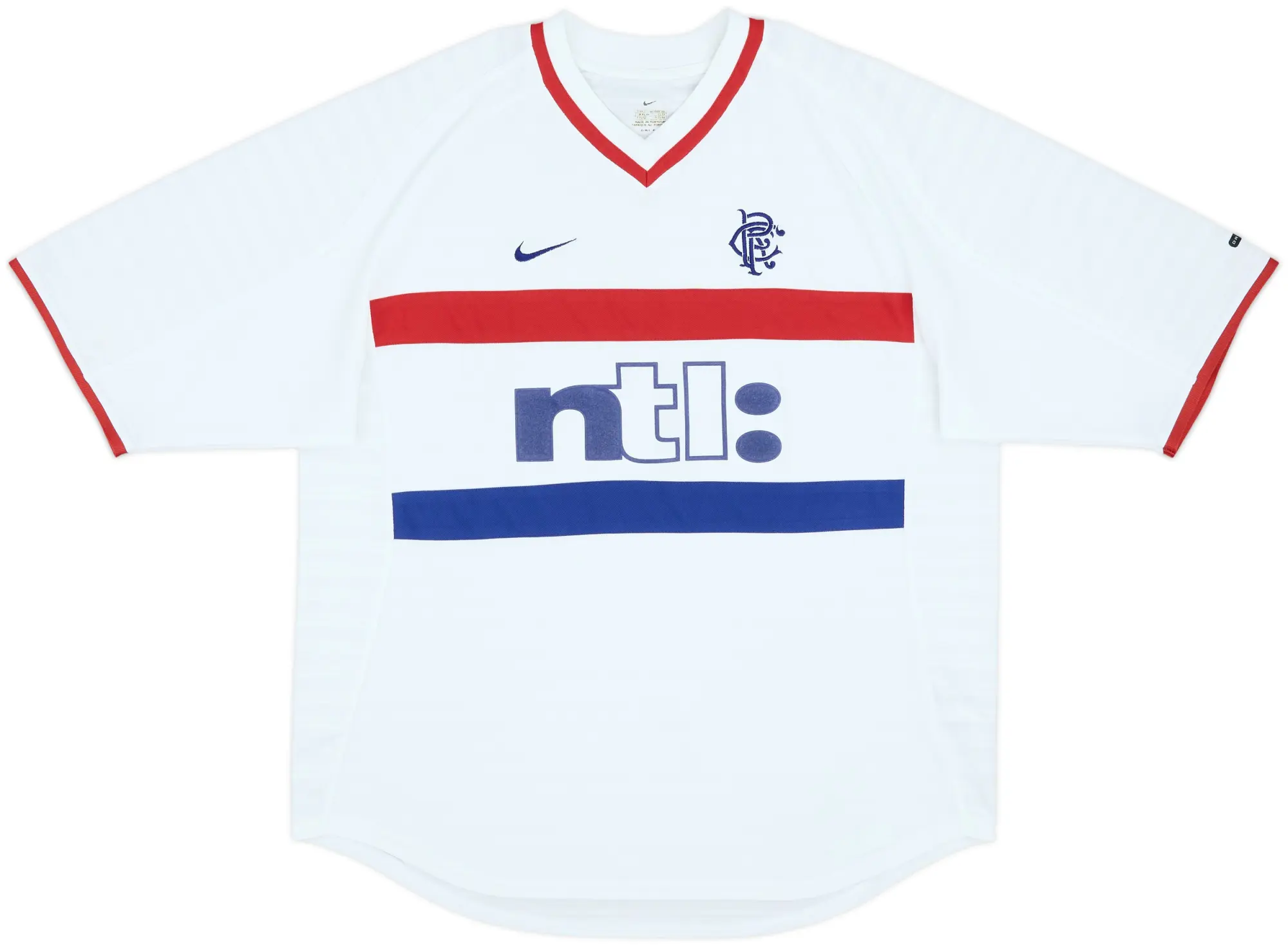 Nike Rangers Mens SS Away Shirt 2000/01