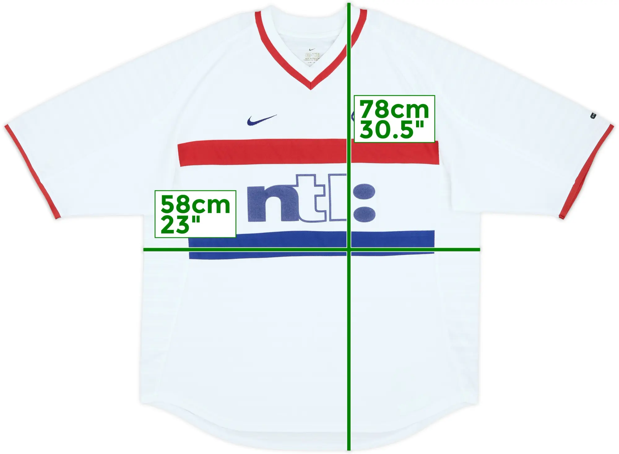 Nike Rangers Mens SS Away Shirt 2000/01