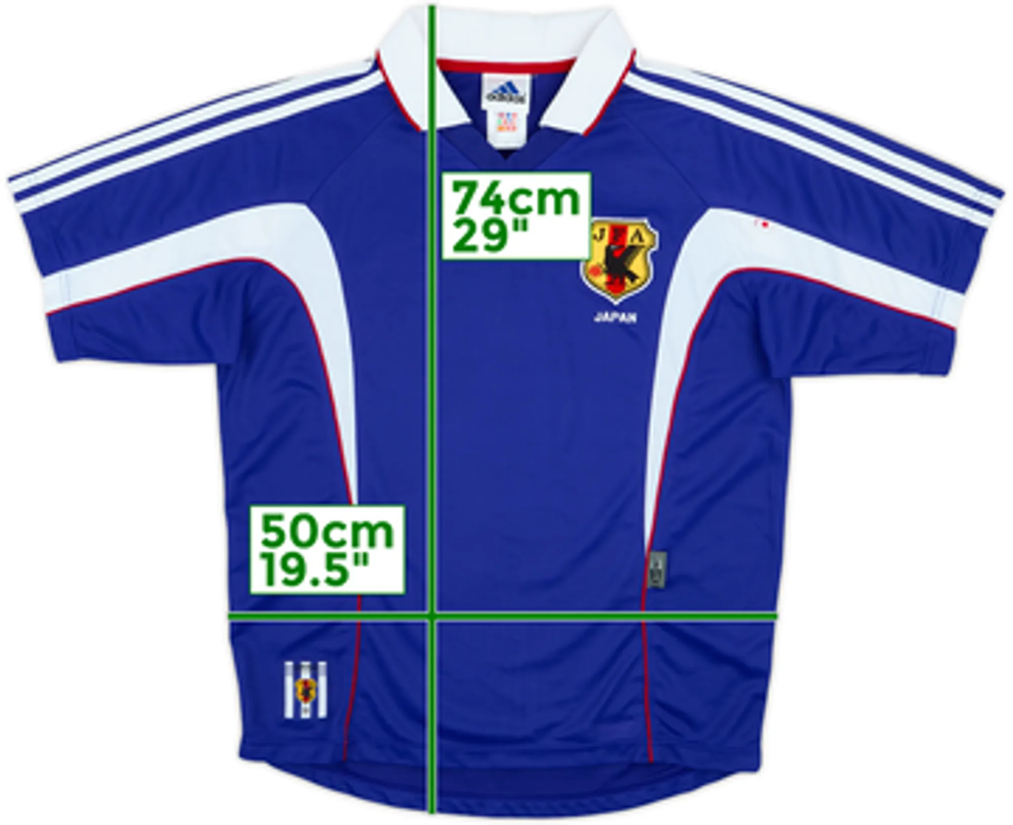 adidas Japan Mens SS Home Shirt 1999