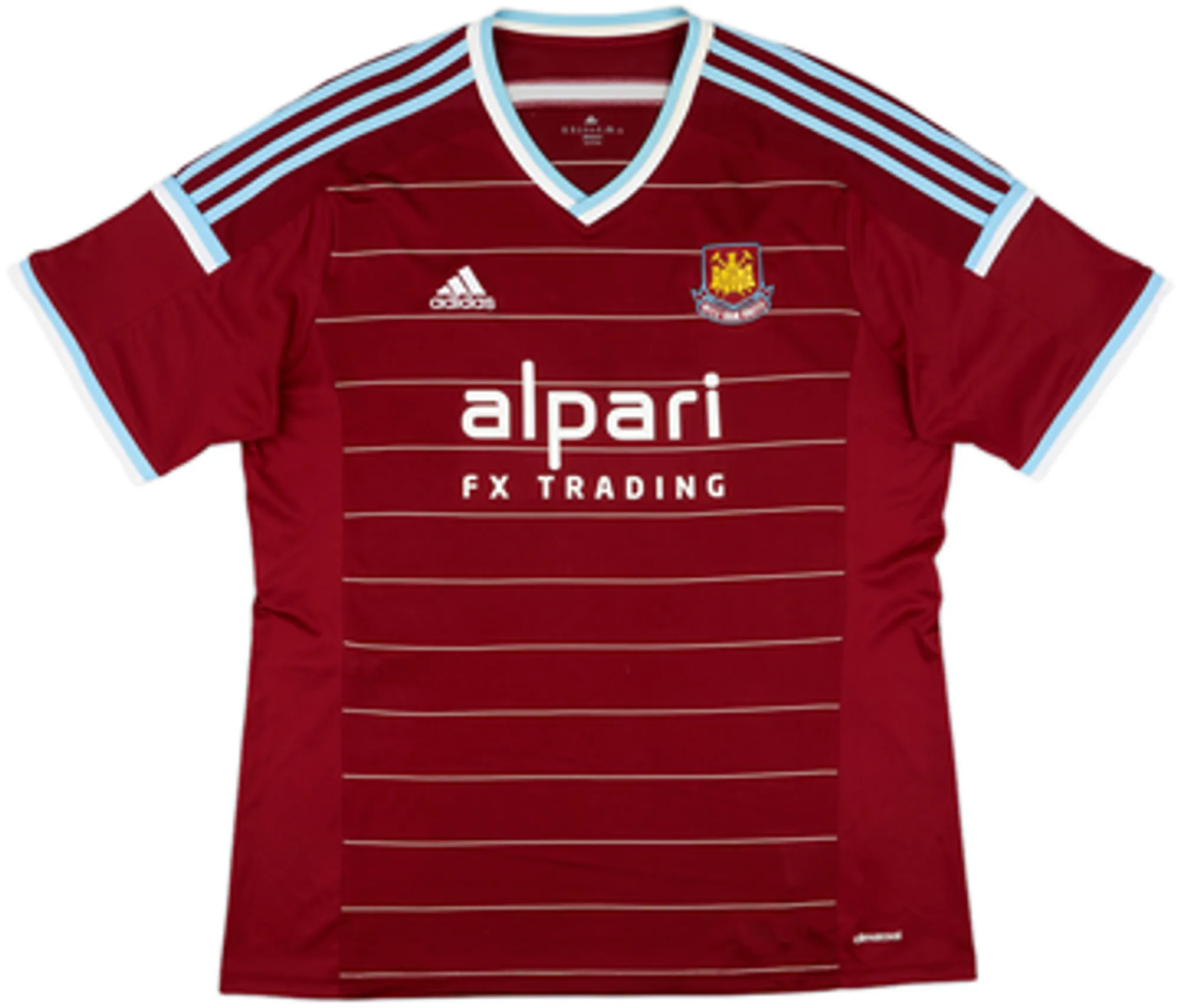 adidas West Ham United Mens SS Home Shirt 2014/15