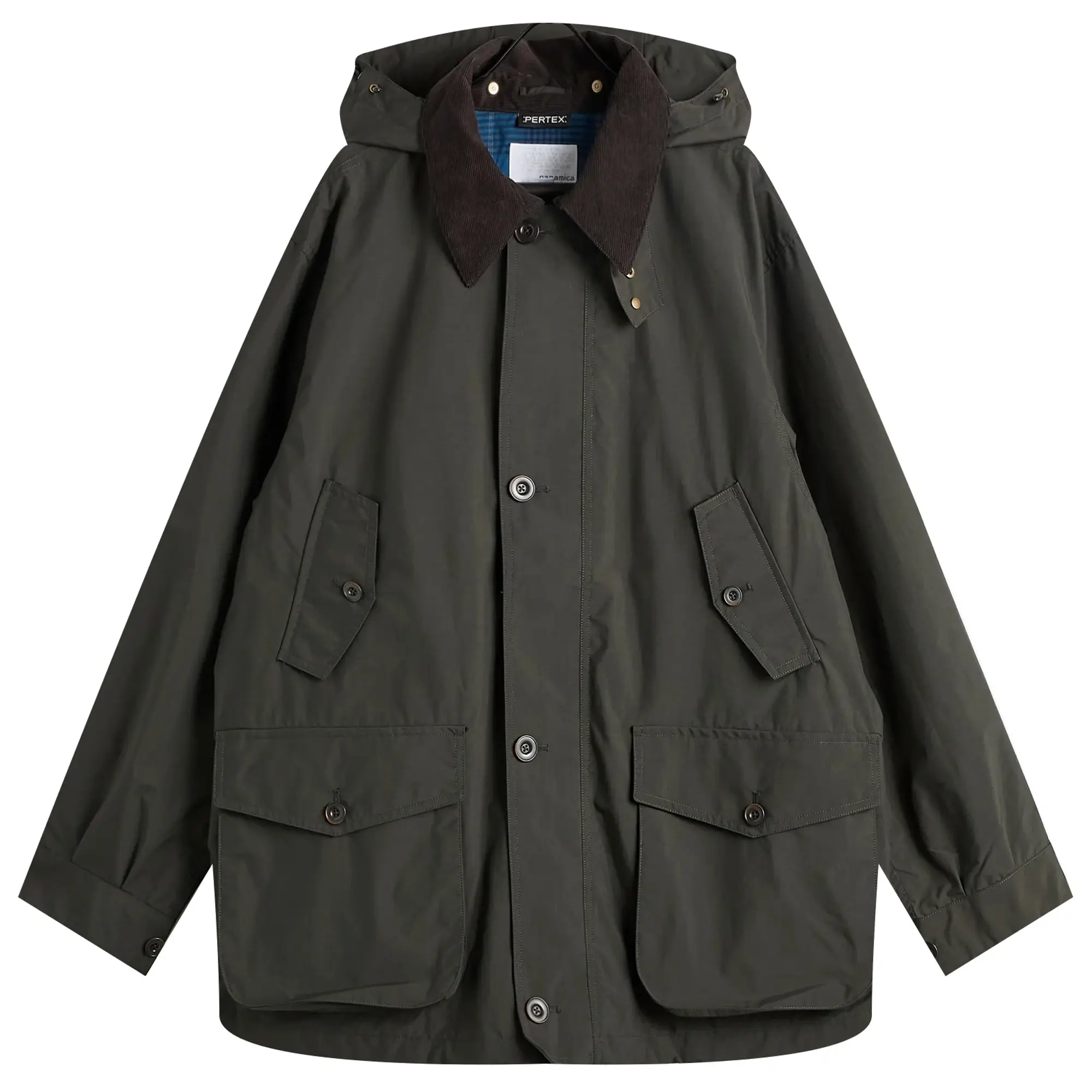 Nanamica Men's 2L Pertex Unlimited Field Jacket Dark Olive