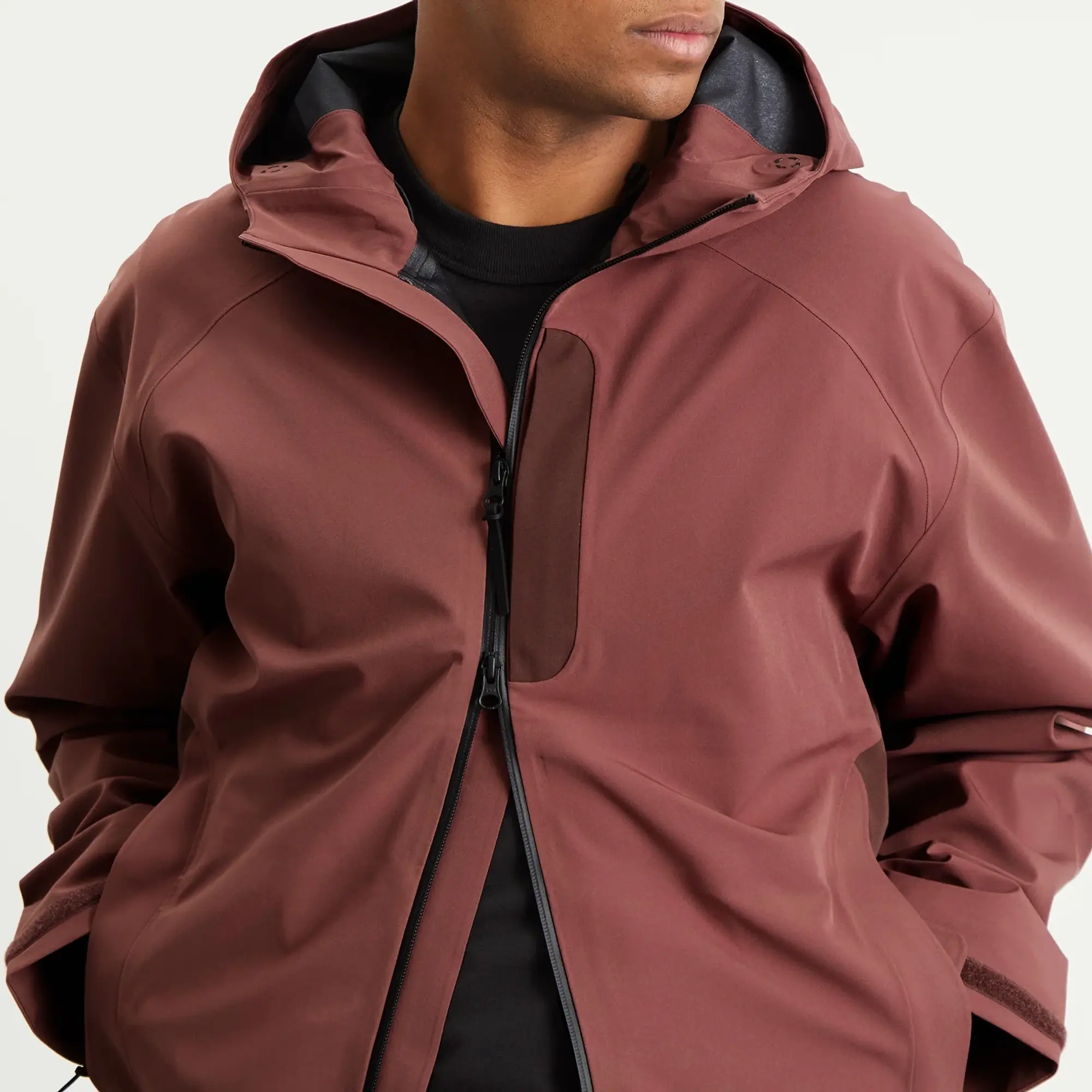 Hiking Patrol Men's Arc 3L Shell Jacket Maroon