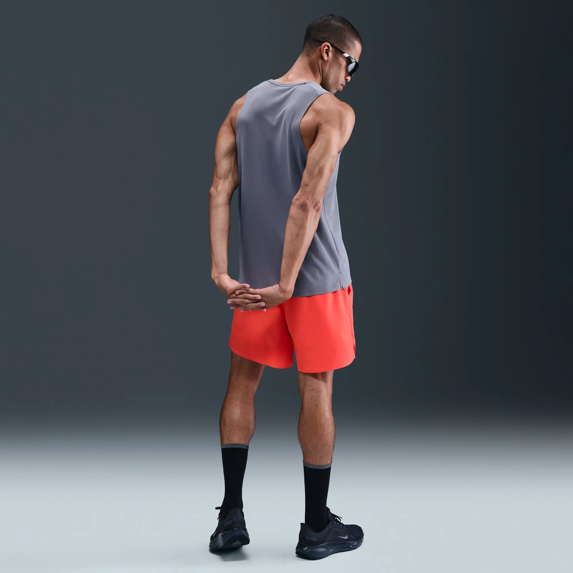Nike Challenger Men's Dri-FIT 18cm (approx.) 2-in-1 Running Shorts - Red - Polyester