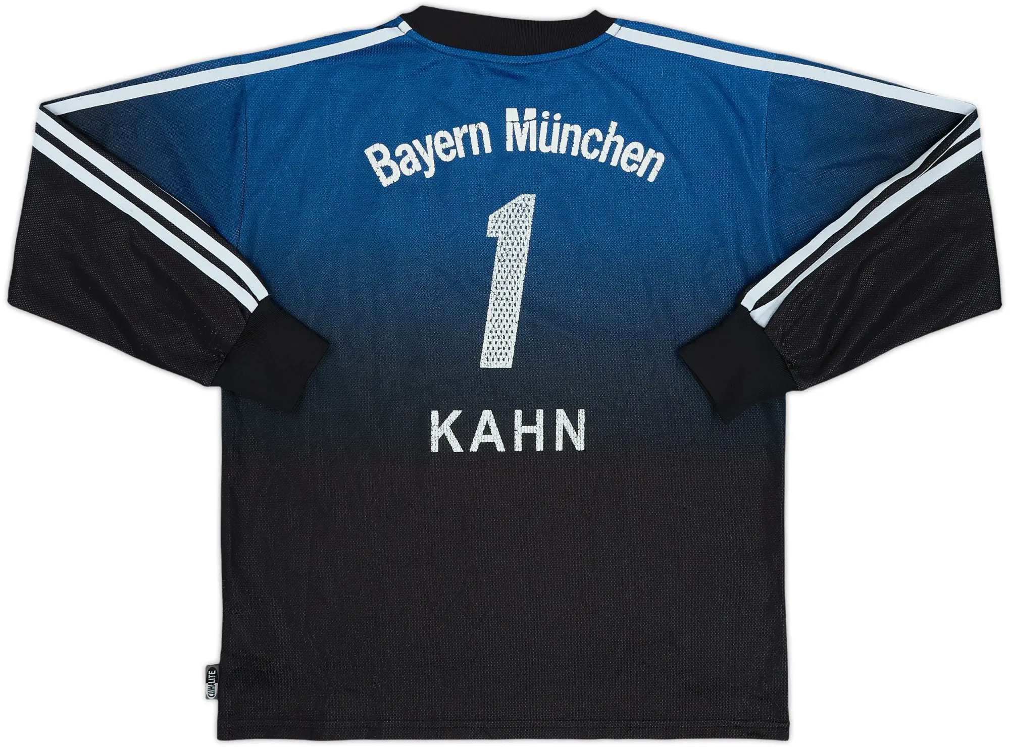 adidas Bayern Munich Boys LS Goalkeeper Home Shirt 2002/03