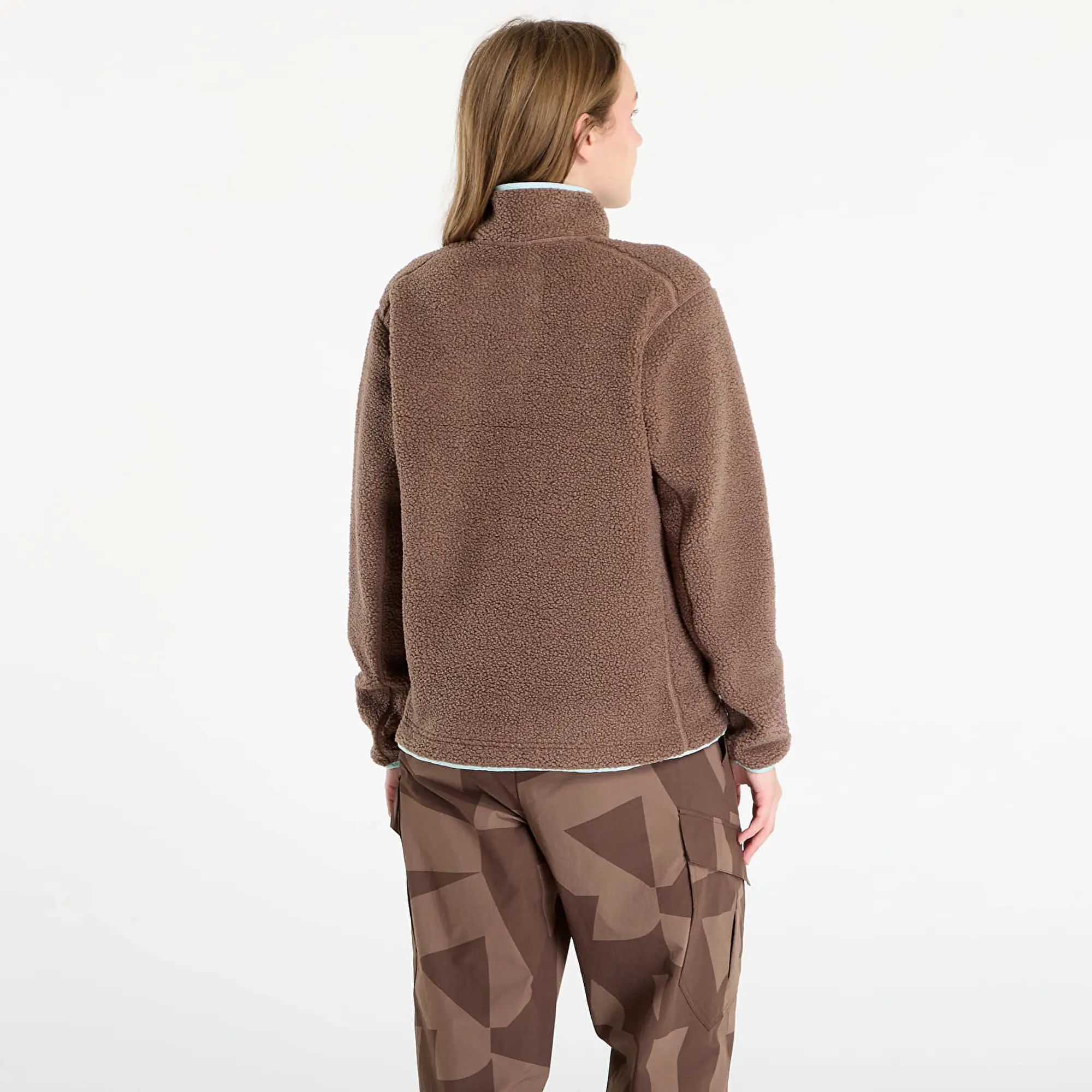 Sweatshirt Adidas Terrex Xploric High Pile Fleece Pullover Sweatshirt Earth Strata/ Aurora Ivy Xs