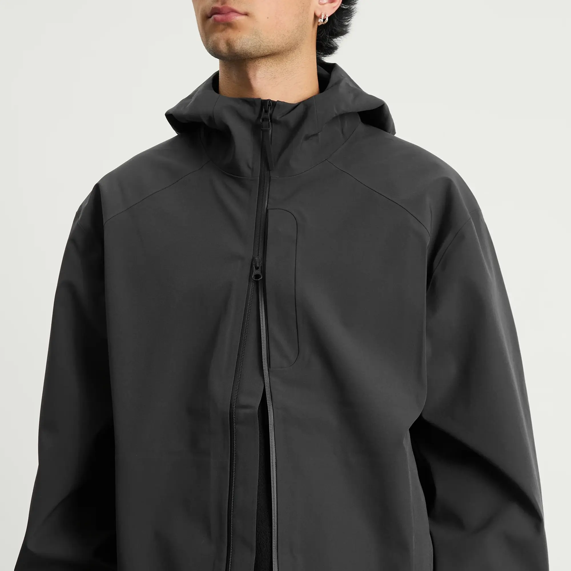 Hiking Patrol Men's Arc 3L Shell Jacket Charcoal Black