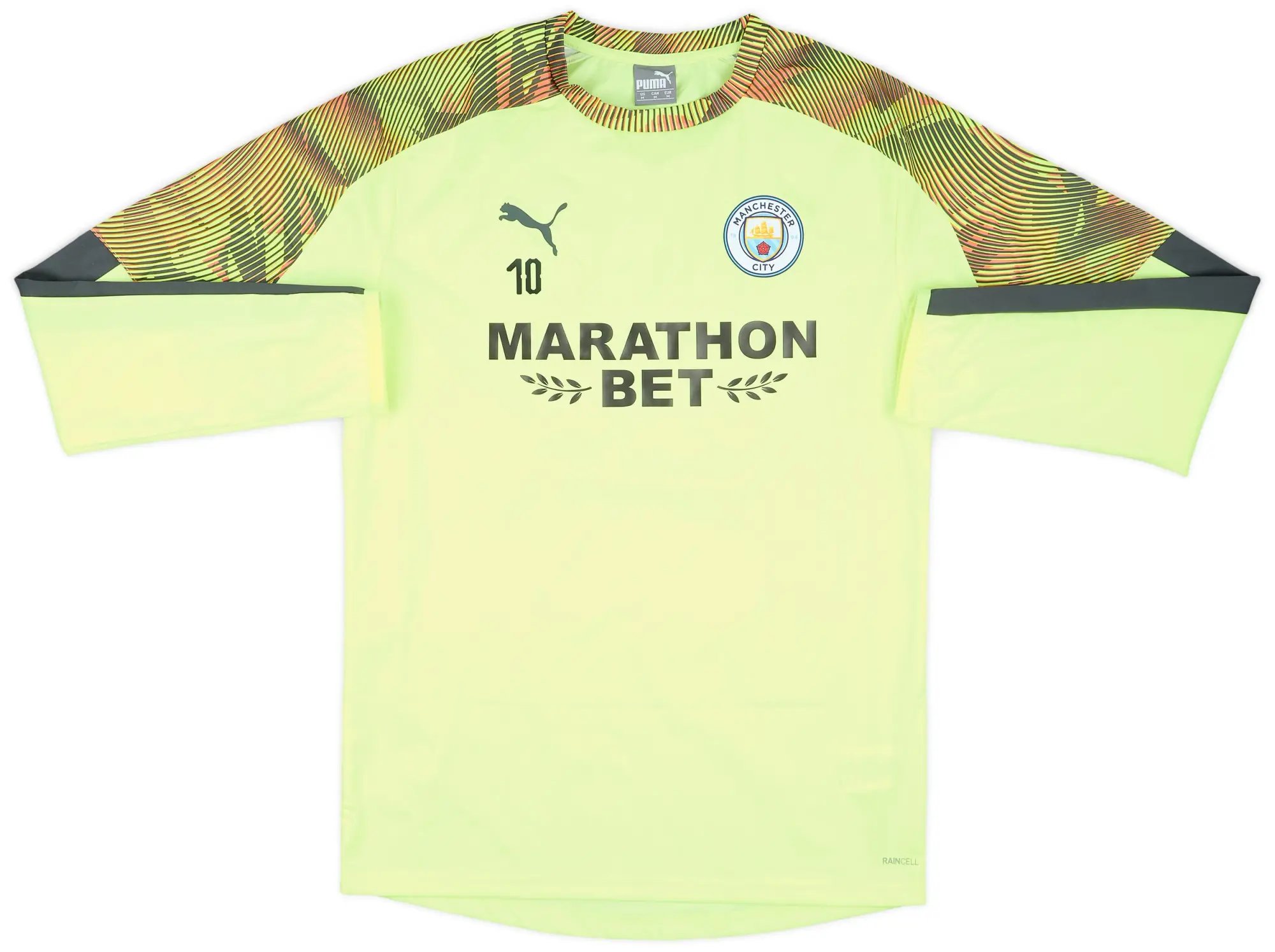 2019-20 Manchester City Player Issue Rain Shell Top #10 - 9/10 - (M)