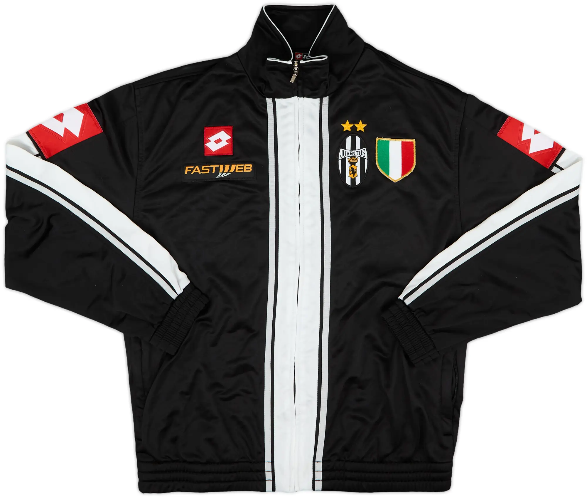 2001-02 Juventus Lotto Track Jacket - 8/10 - (L)