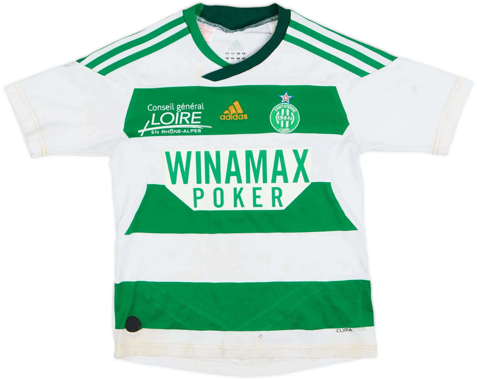 adidas Saint Etienne Boys SS Away Shirt 2011/12
