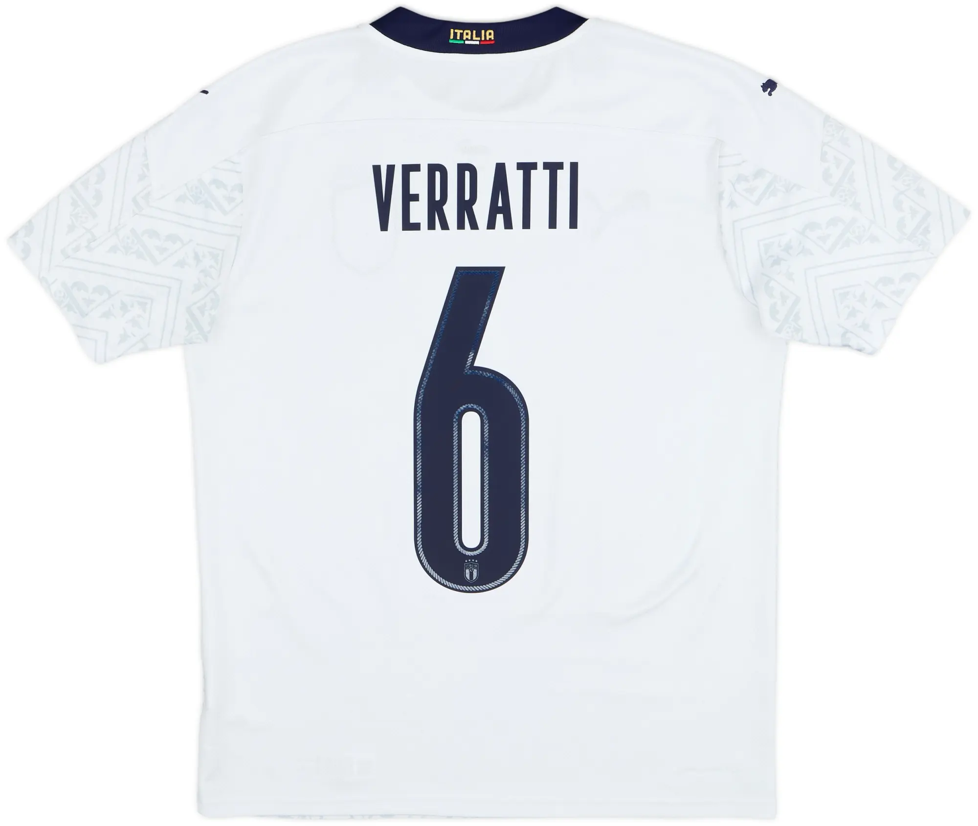 2020-21 Italy Away Shirt Verratti #6 - 9/10 - (M)