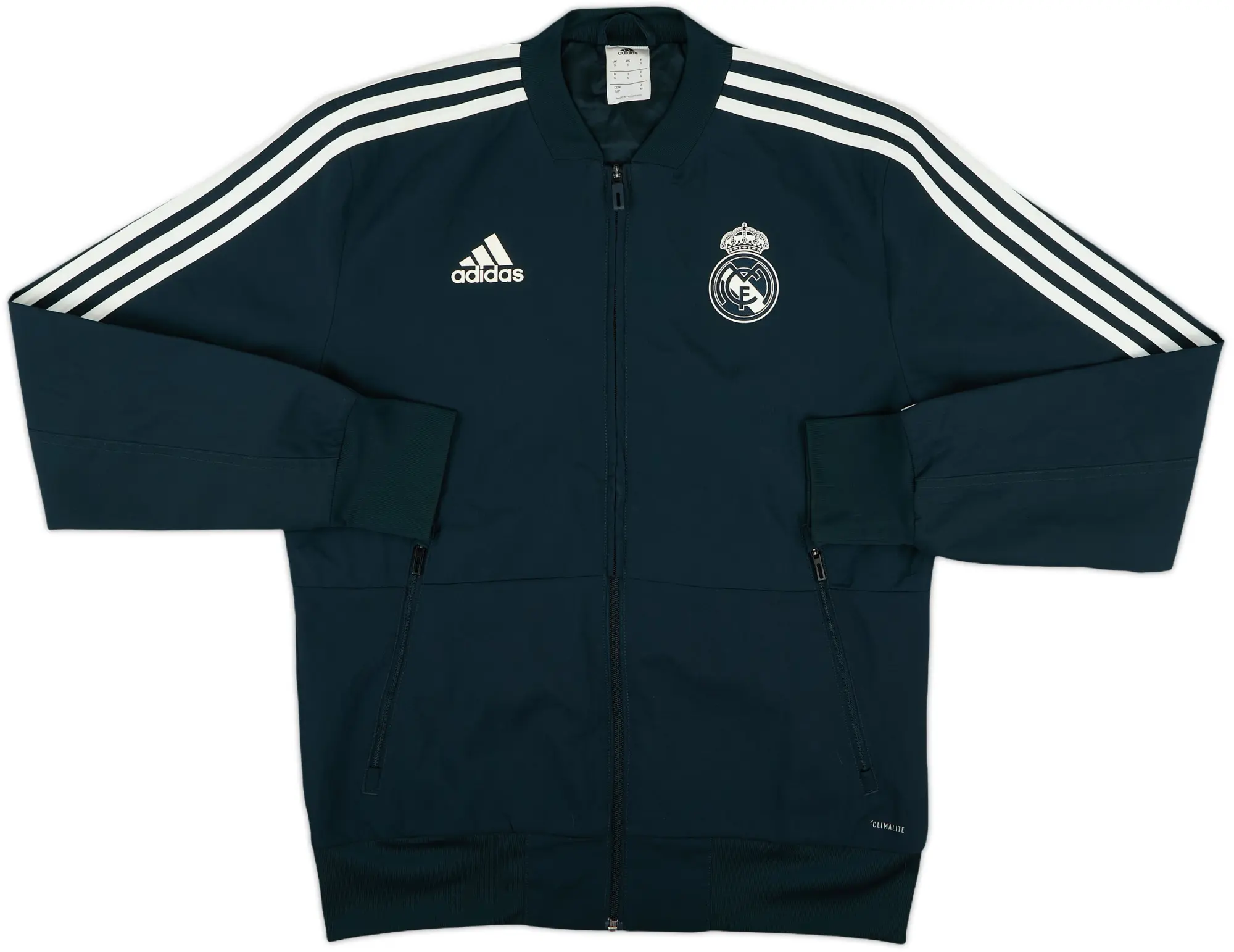 2018-19 Real Madrid adidas Track Jacket - 10/10 - (S)