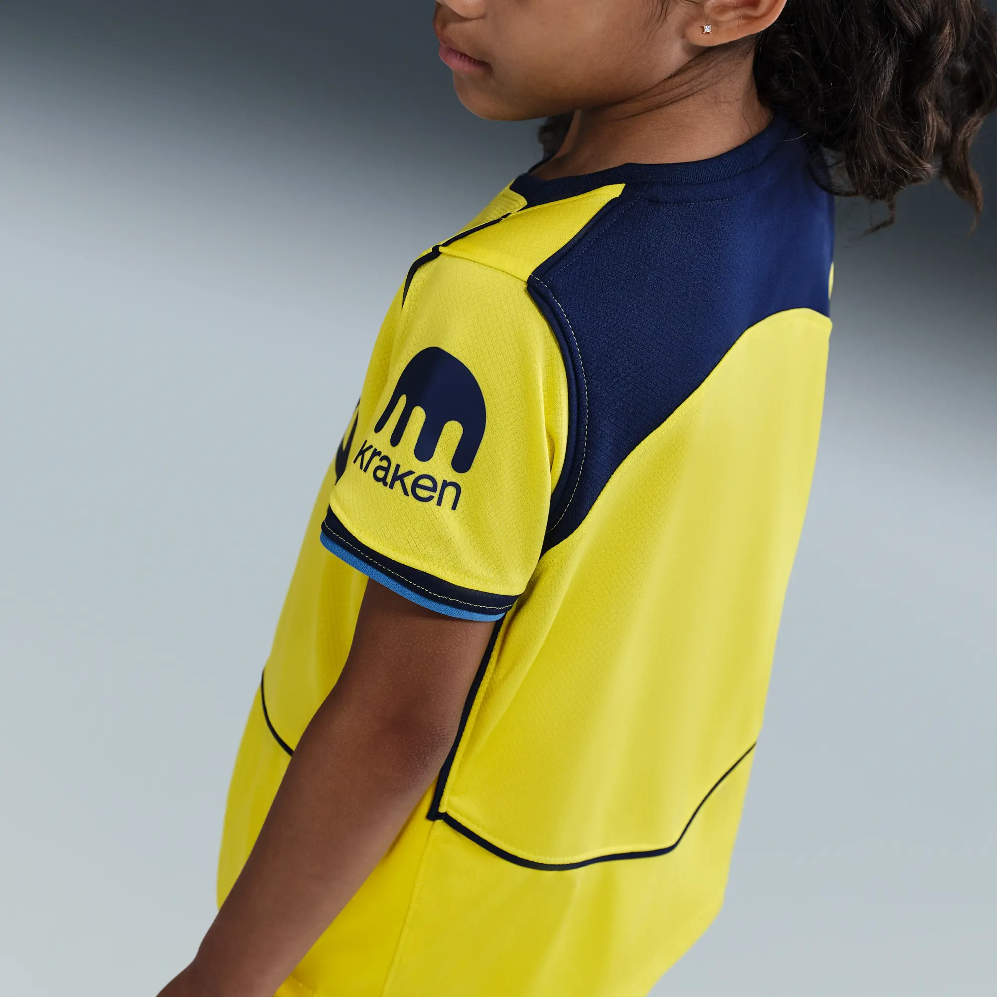 Tottenham Hotspur 2025/26 Stadium Third Younger Kids' Nike Dri-FIT Total 90 Football 3-Piece Kit - Yellow - Polyester