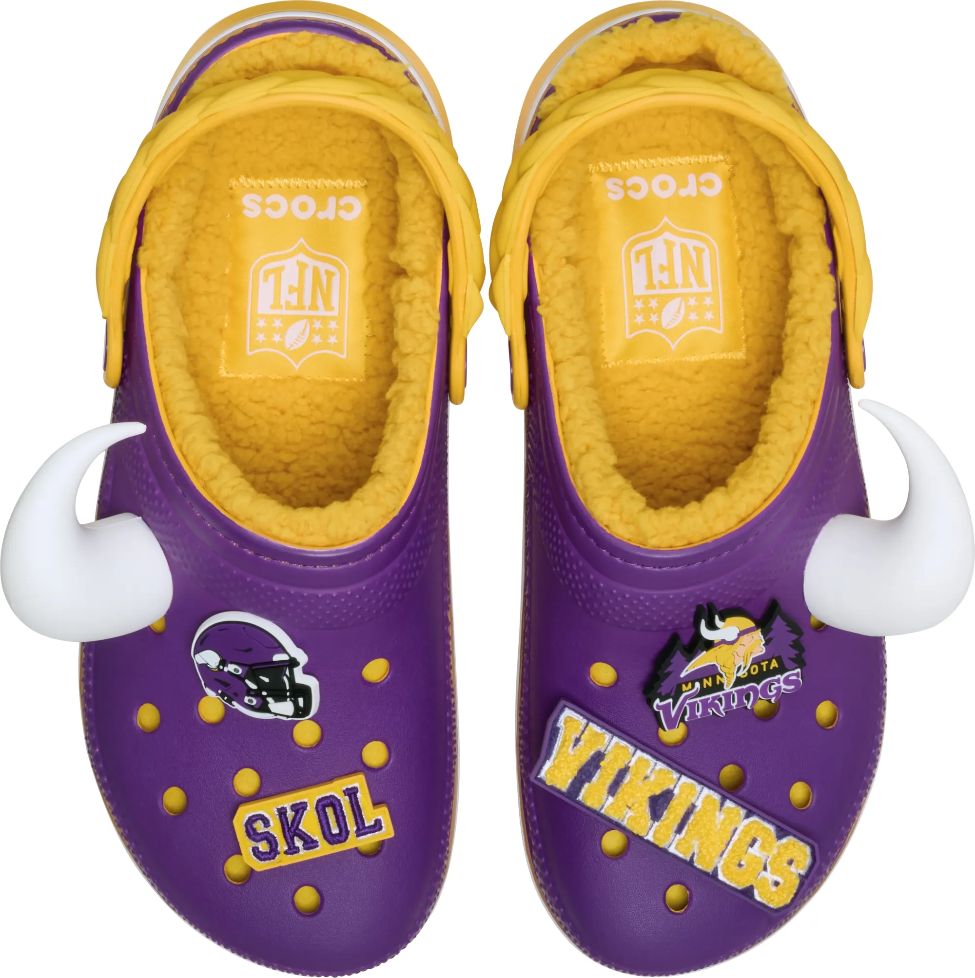 Crocs | | NFL Minnesota Vikings Classic Lined | Clogs | Multi | W7/M6