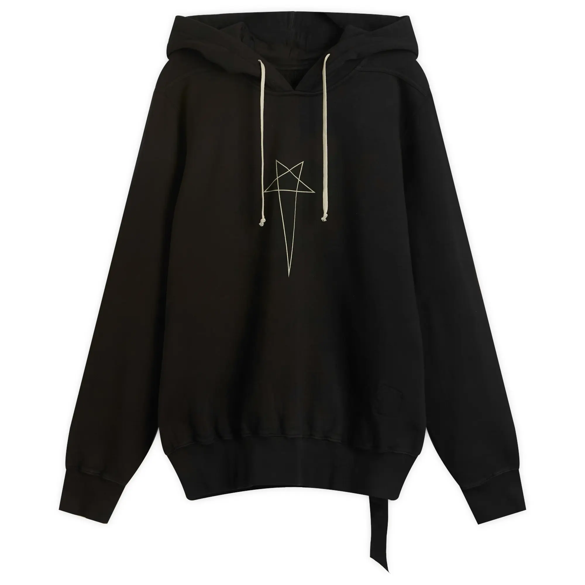 Rick Owens DRKSHDW Men's Oversized Hoodie Black/Pearl