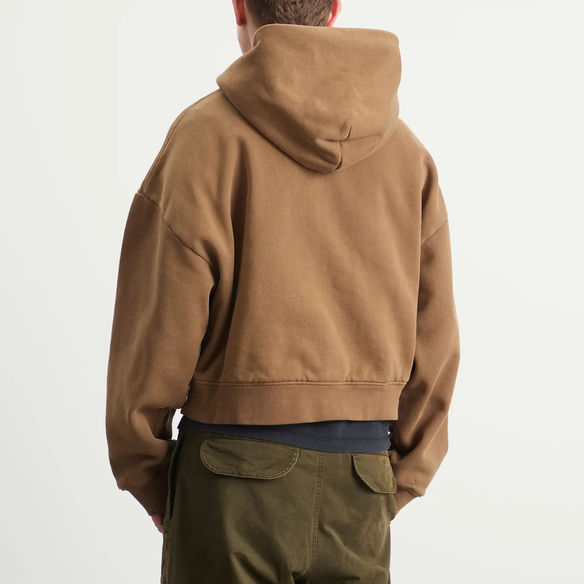 Entire Studios Men's Thermal Waffle Hoodie Dune