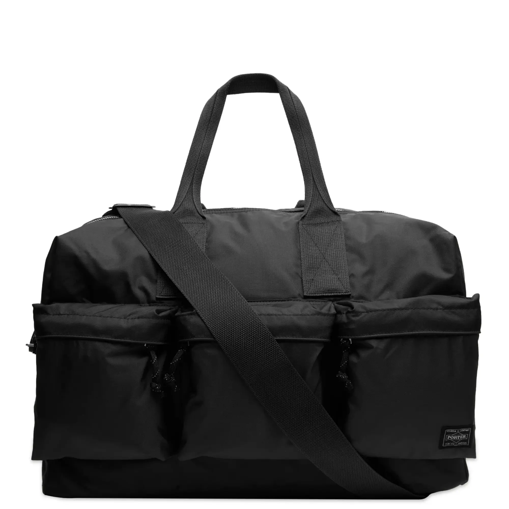 Porter-Yoshida & Co. Force 2-Way Duffle Bag Black