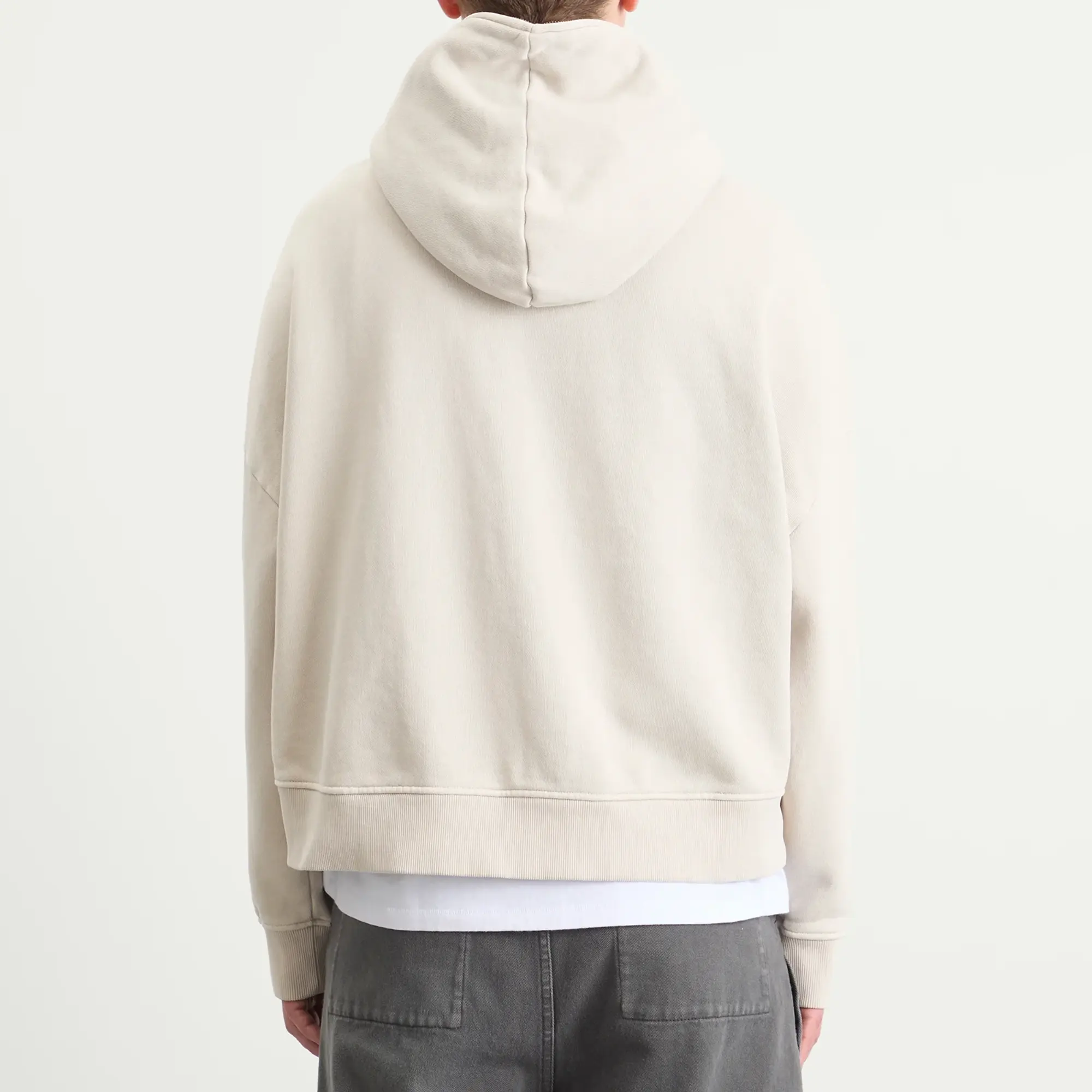 Entire Studios Men's Eternal Full-Zip Hoodie Offwhite