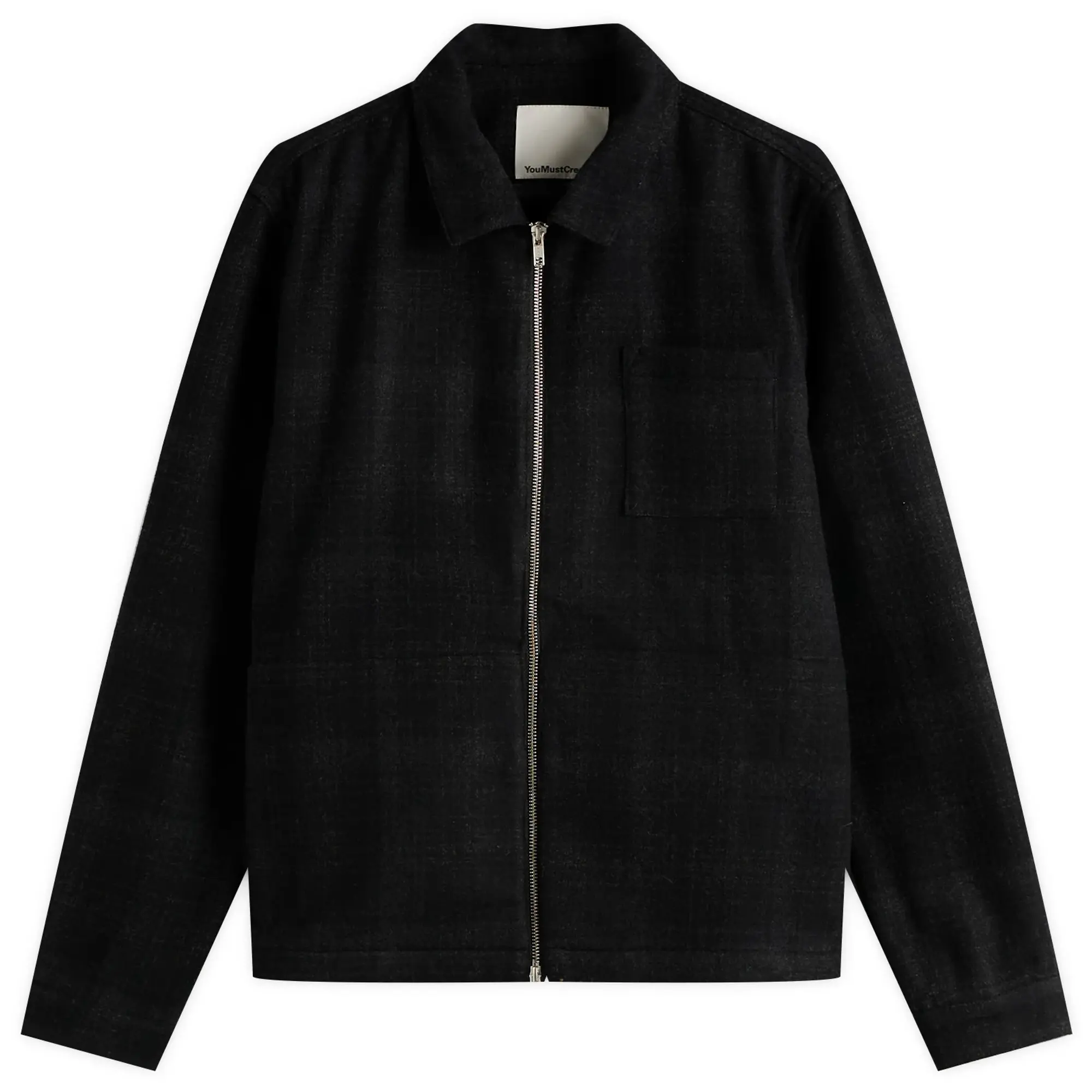 YMC Men's Bowie Check Jacket Black/Charcoal