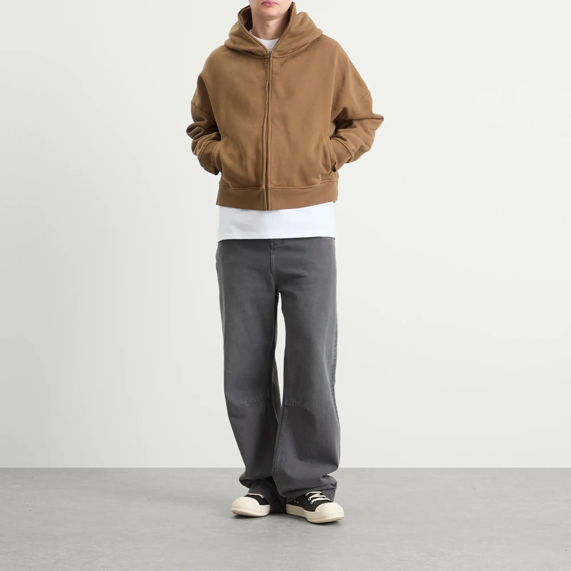 Entire Studios Men's Eternal Full-Zip Hoodie Dune