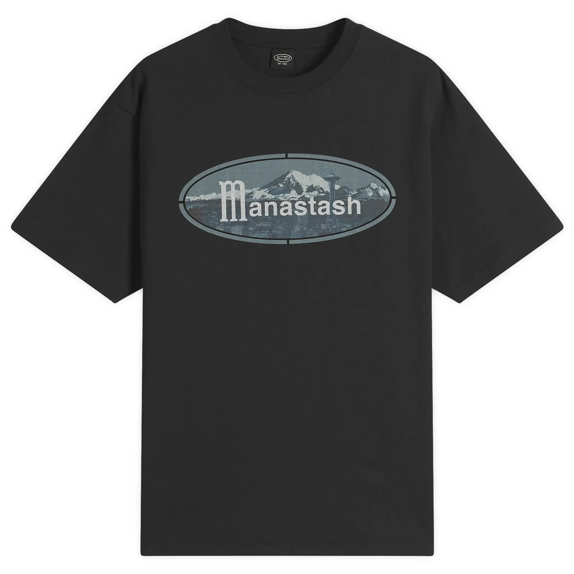 Manastash Men's Ridge Logo T-Shirt Black