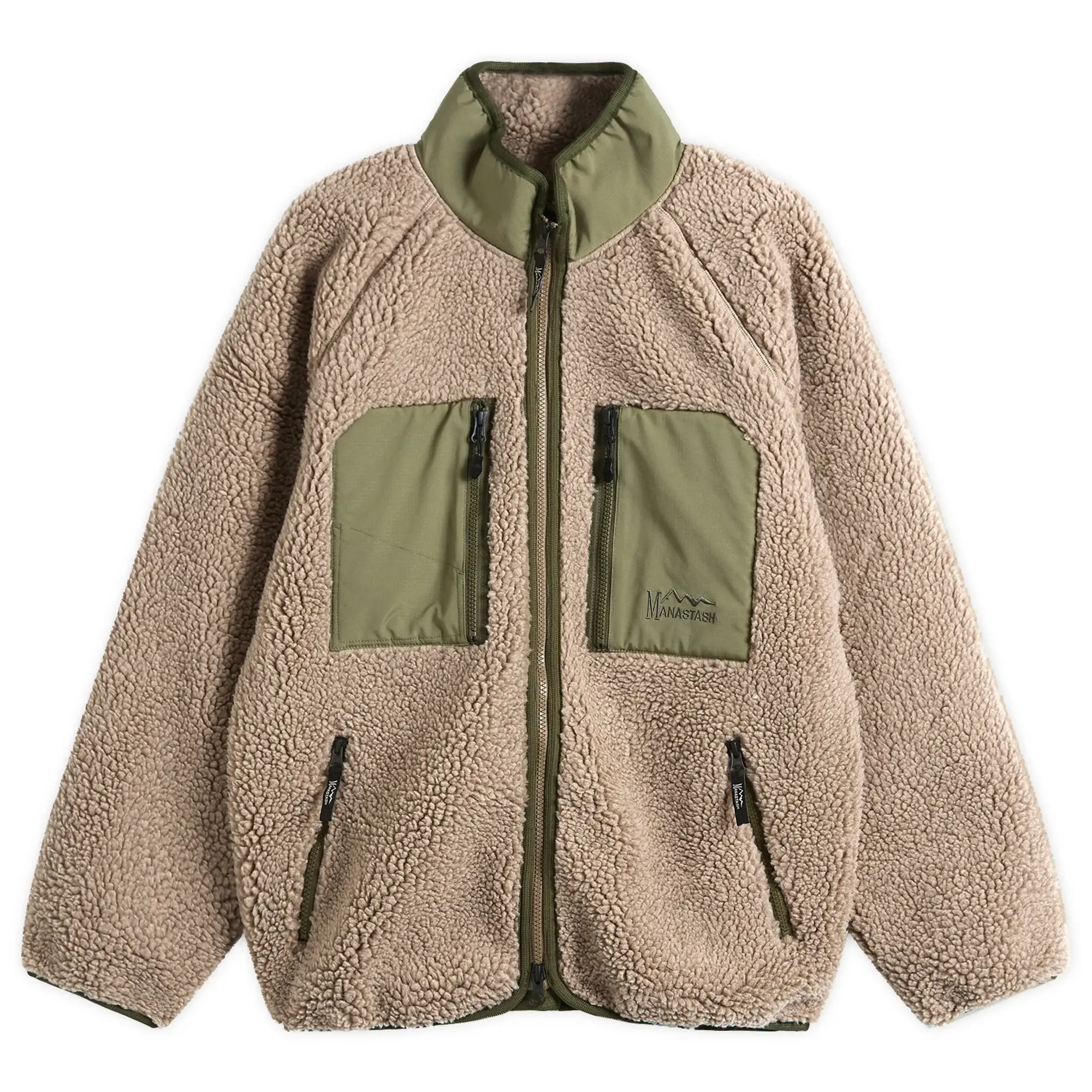 Manastash Men's Mountain Gorilla Fleece Jacket Mocha