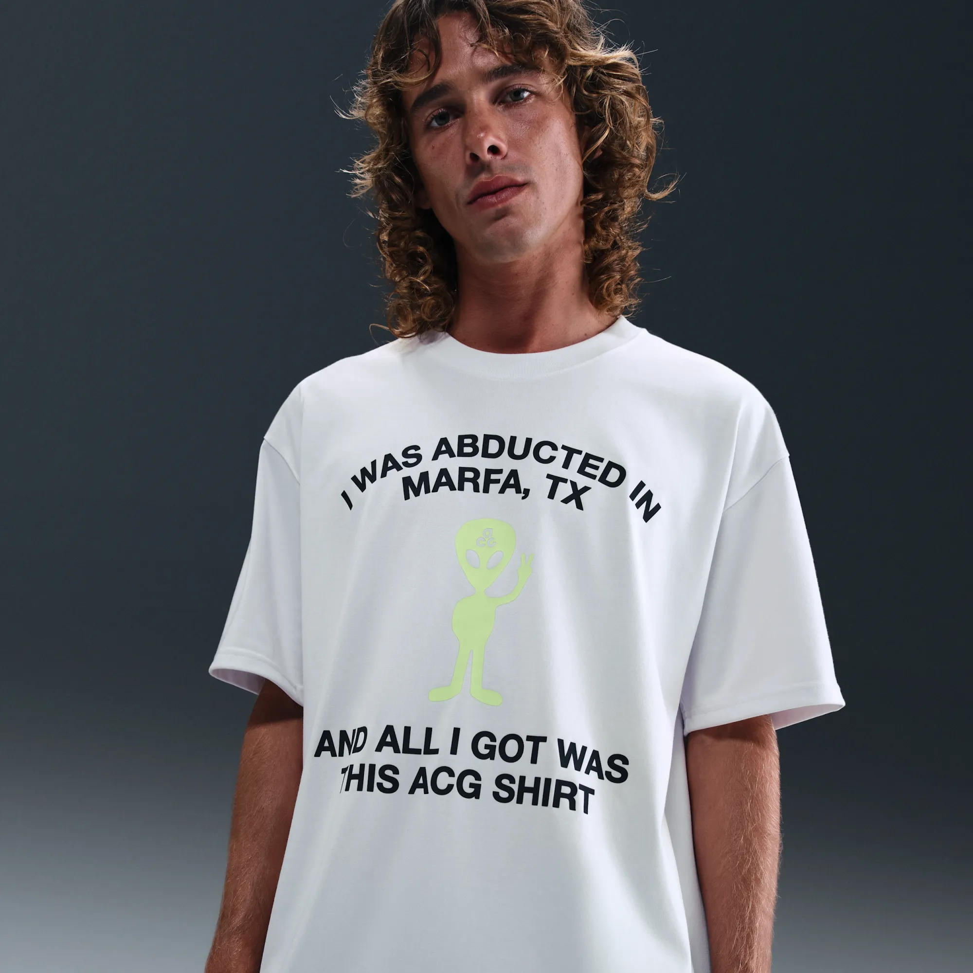 Nike ACG Men's T-Shirt - White - Sustainable Materials