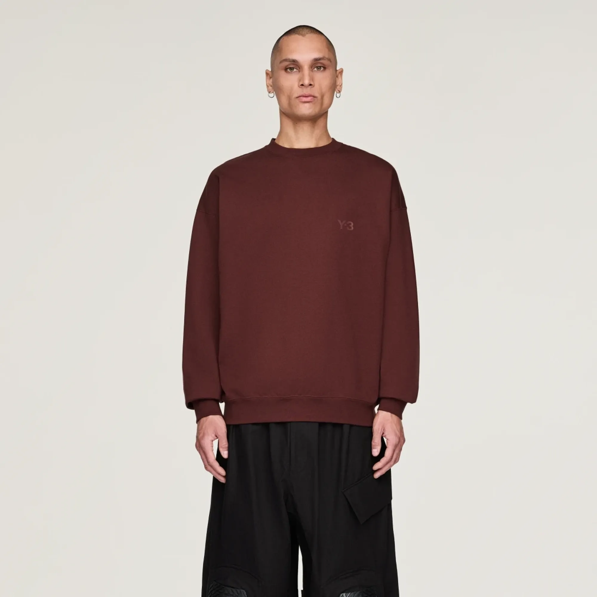 adidas Y-3 Brushed Terry Crew Sweatshirt