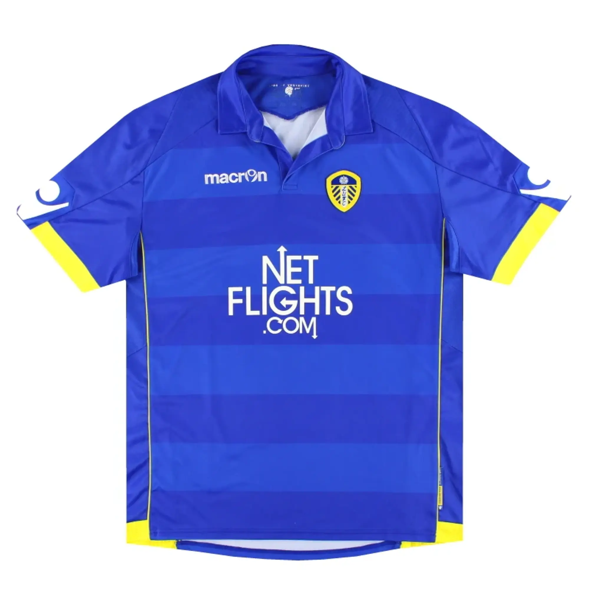 2010-11 Leeds Macron Away Shirt XL - Leeds / Excellent 