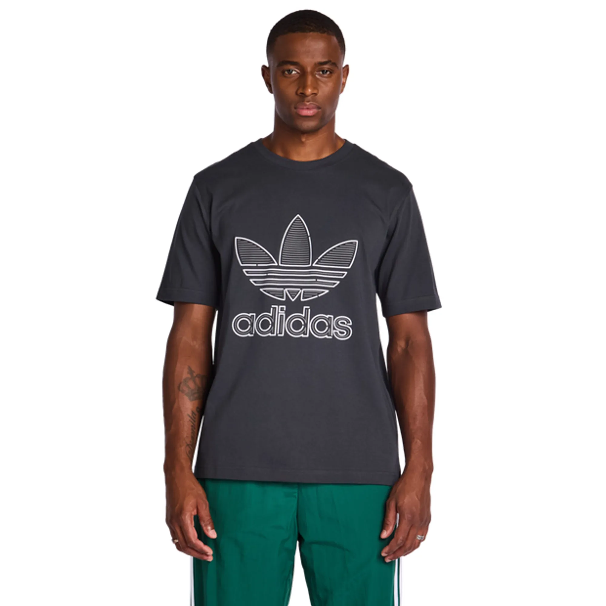 Adidas Graphics Men T-Shirts - Grey