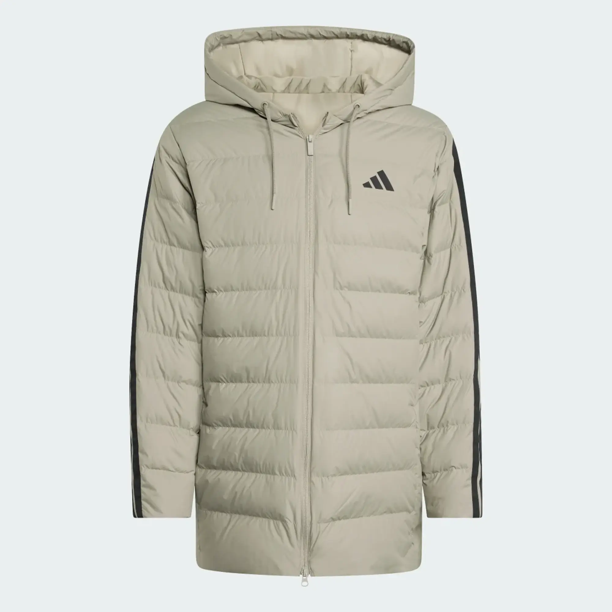 adidas Essentials CLIMAWARM 3-Stripes Light Down Hooded Parka