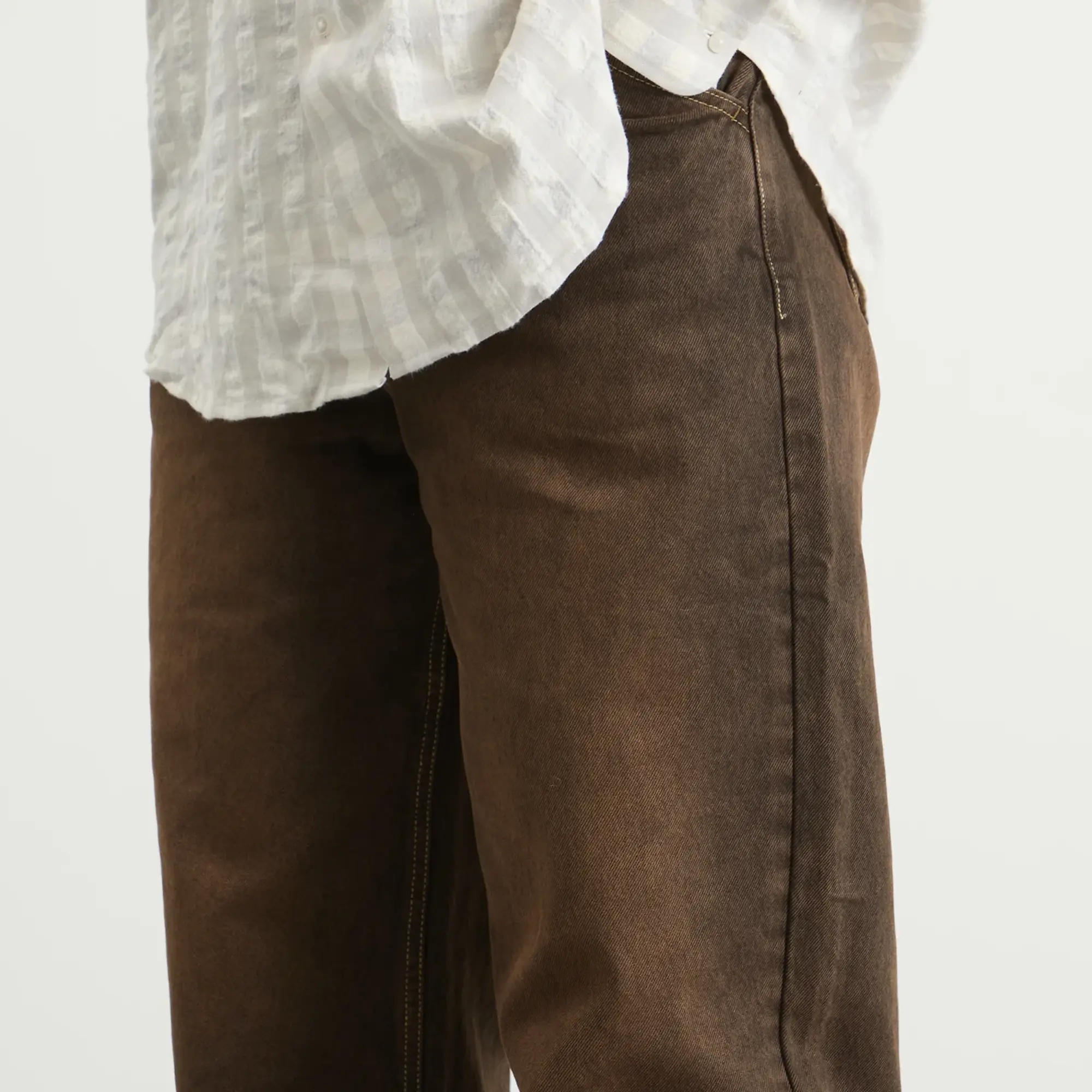 Carter Young Men's Big Ben Jean Brown Overdye