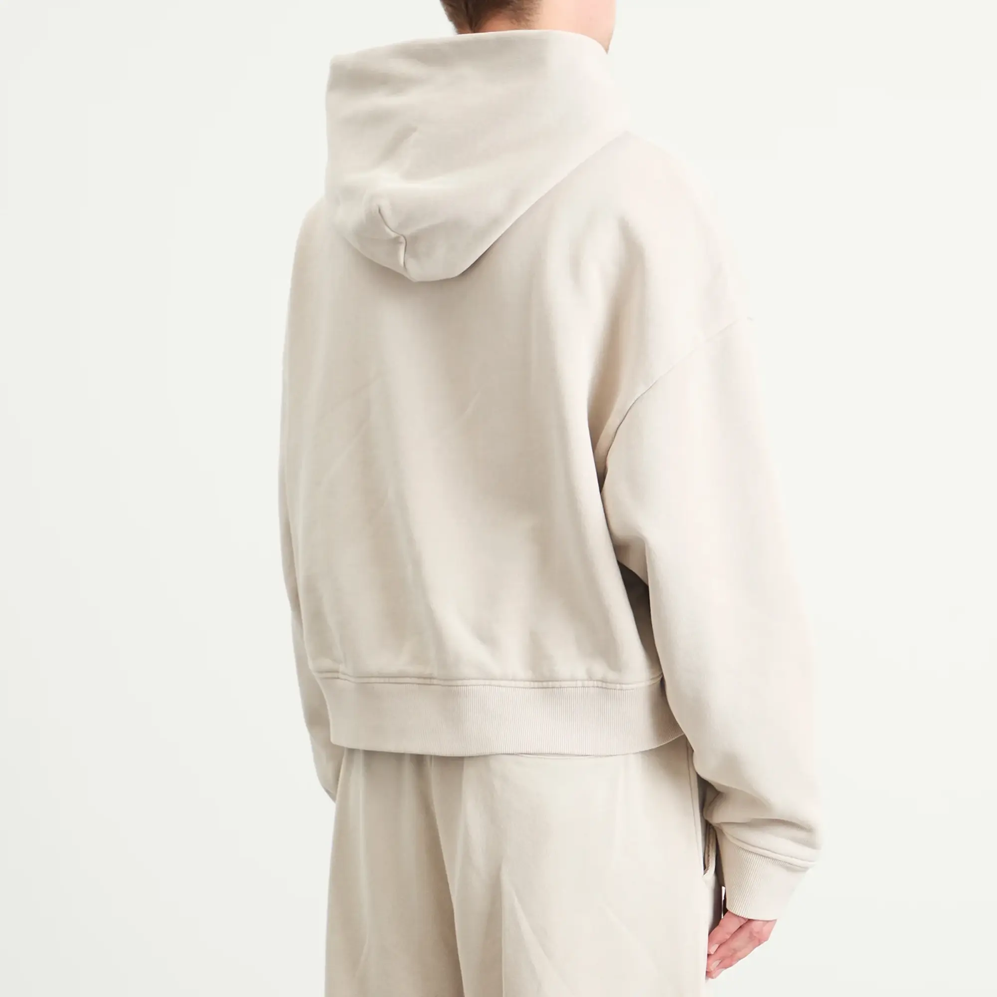 Entire Studios Men's Thermal Waffle Hoodie Offwhite