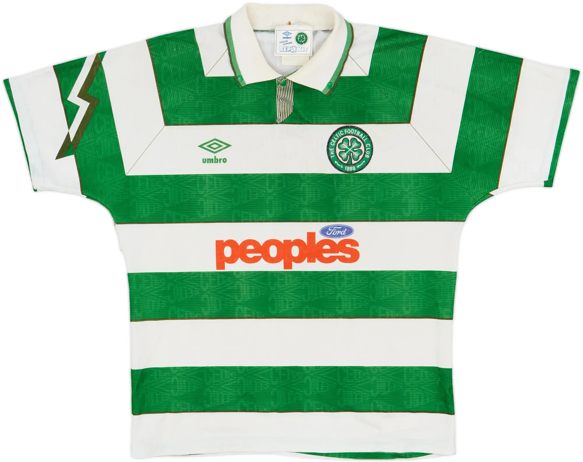 Umbro Celtic Mens SS Home Shirt 1991/92