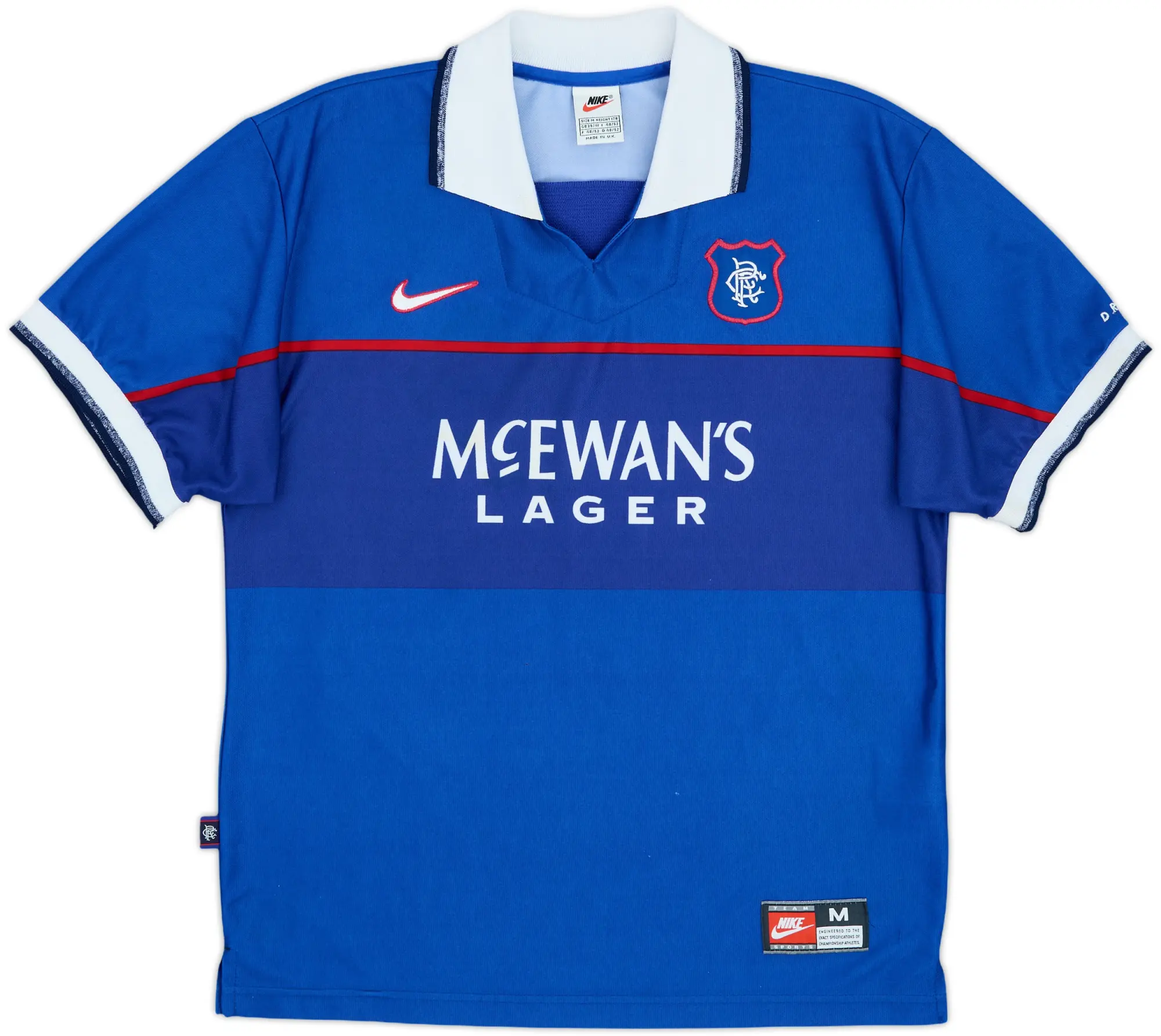 Nike Rangers Mens SS Home Shirt 1997/99