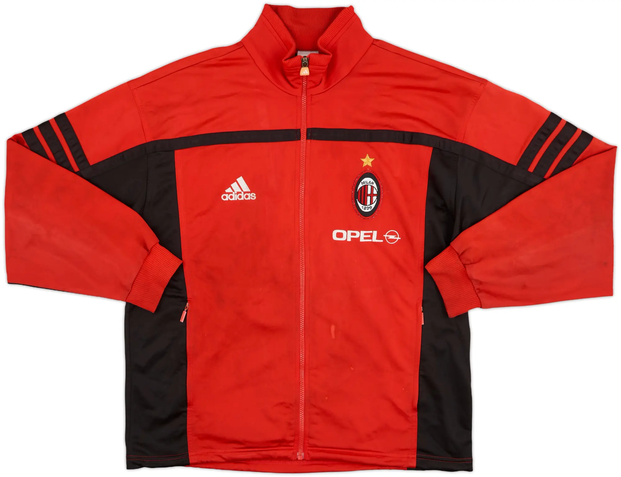 2000-01 AC Milan adidas Track Jacket - 5/10 - (M/L)